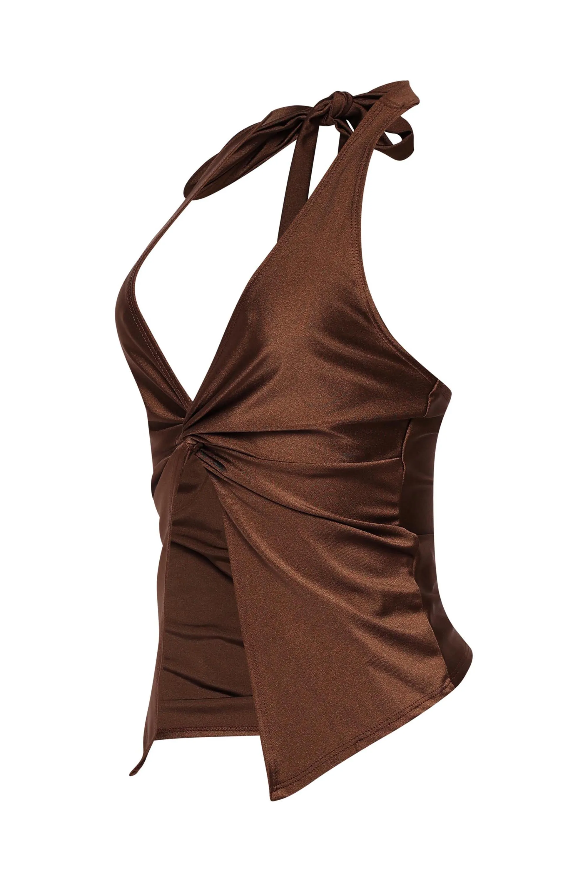 Heat Check Nylon tricot Halter Top. sold by Bogomore product image thumbnail 3