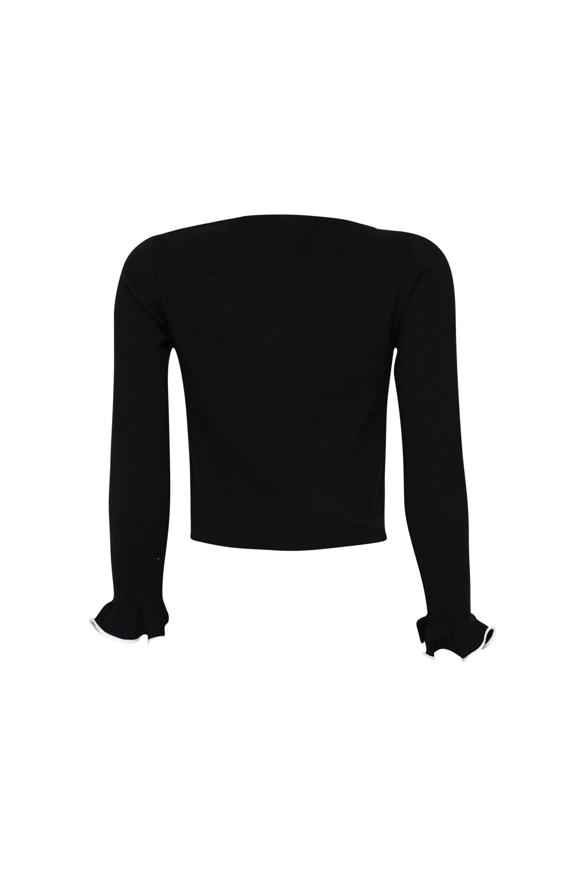 Lemon Drop Frill Tie Cardigan sold by Bogomore product image thumbnail 4