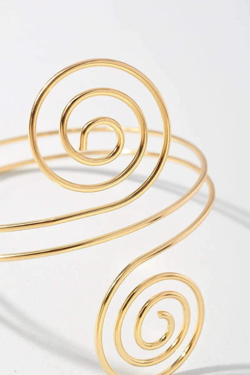 Mystic Muse Spiral Arm Cuff sold by Bogomore product image thumbnail 4