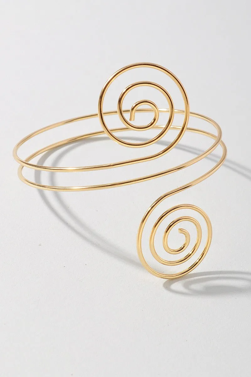 Mystic Muse Spiral Arm Cuff sold by Bogomore product image thumbnail 3