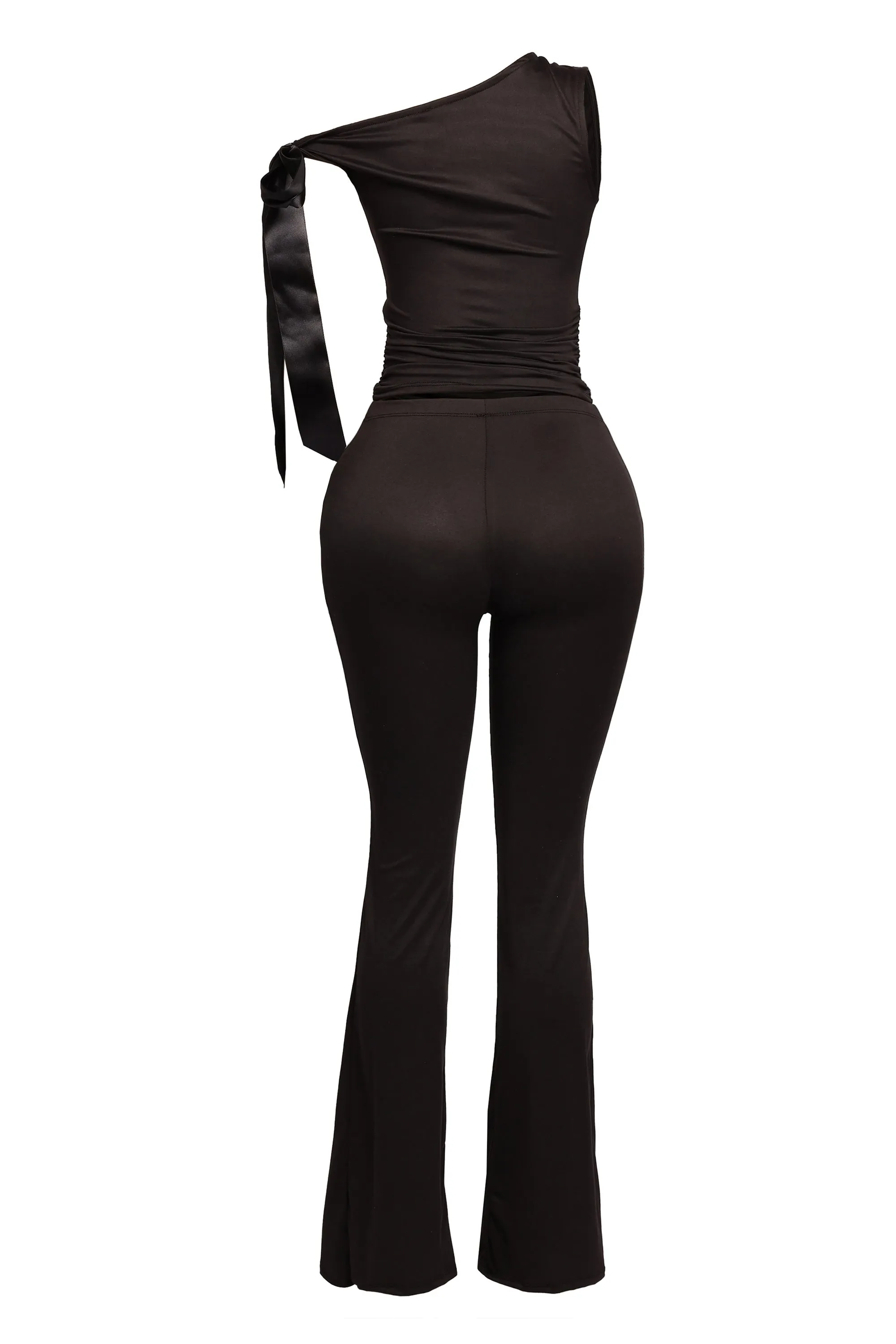 One shoulder tied detailed pants set sold by Bogomore product image thumbnail 2