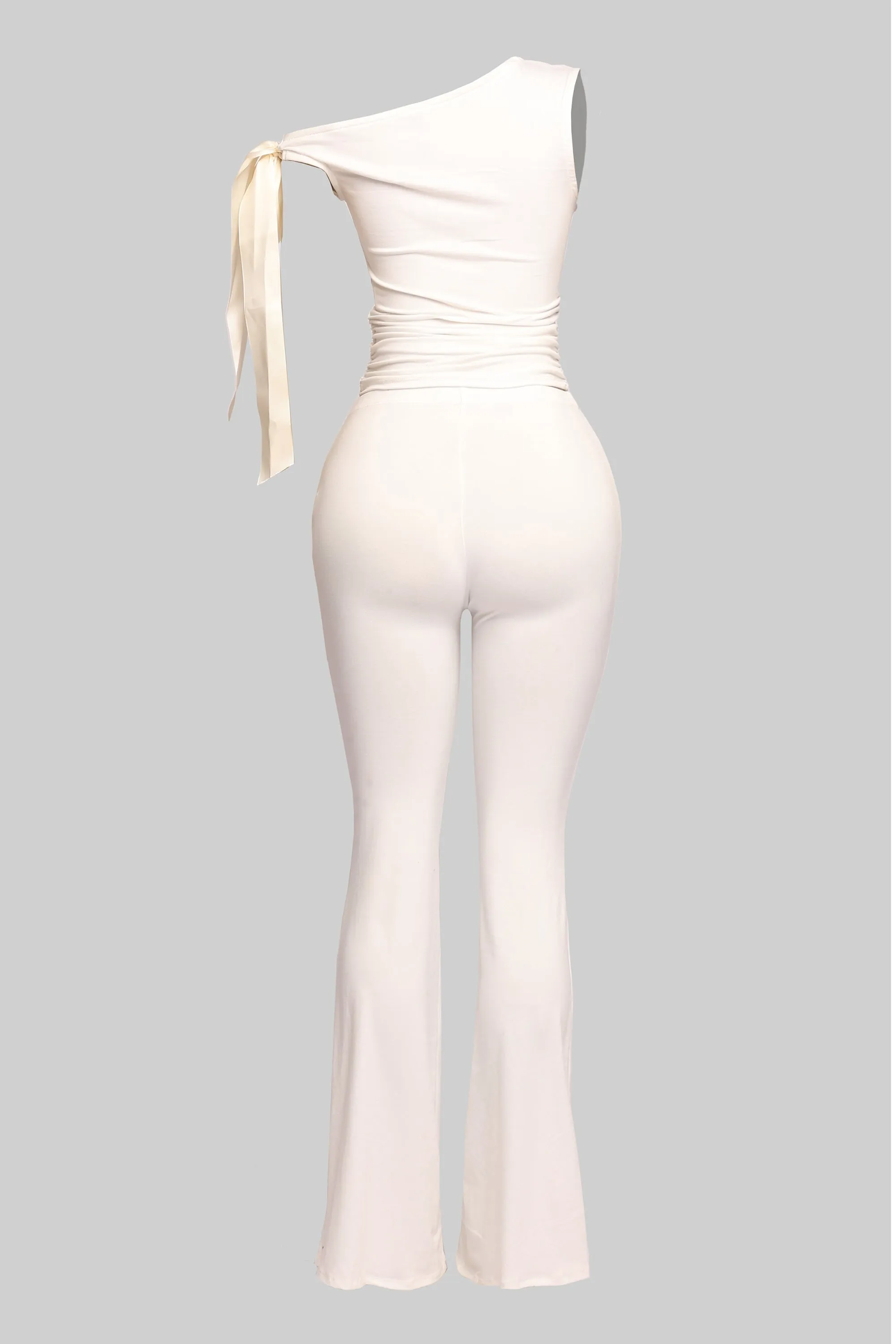 One shoulder tied detailed pants set sold by Bogomore product image thumbnail 4