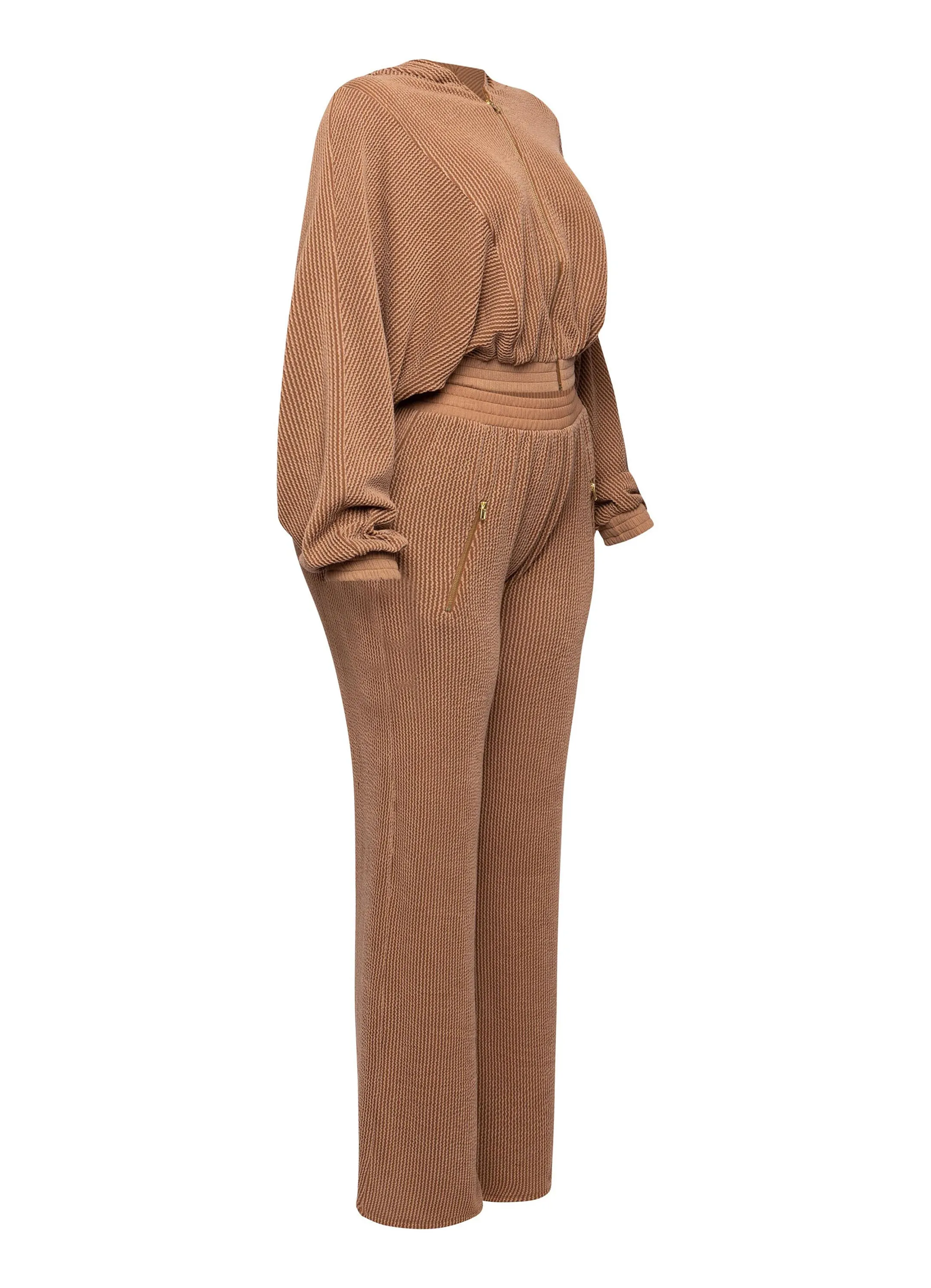 Zipper closure hoodie jacket & pants set sold by Bogomore product image thumbnail 2