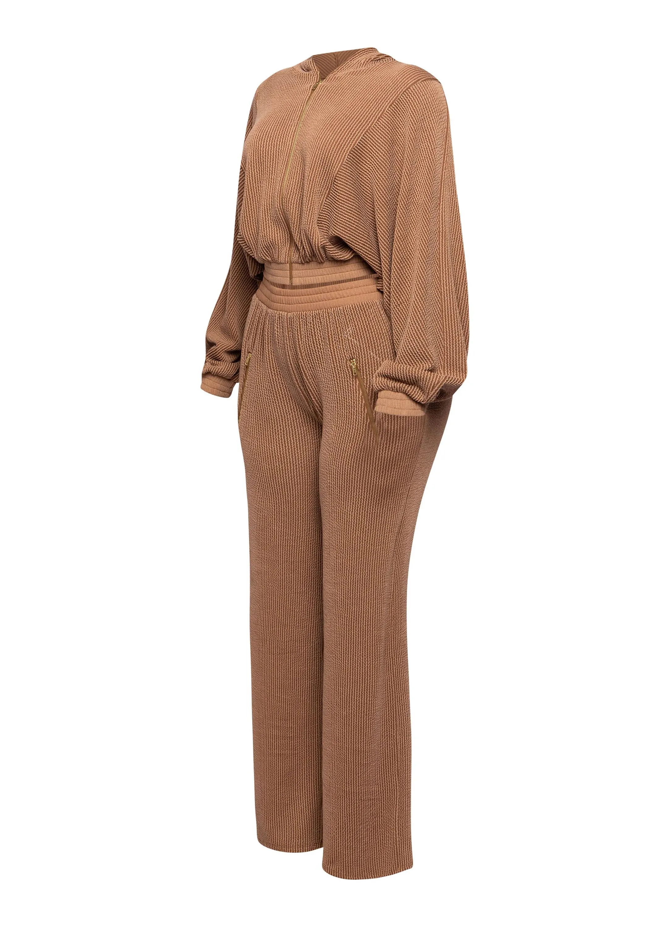 Zipper closure hoodie jacket & pants set sold by Bogomore product image thumbnail 4