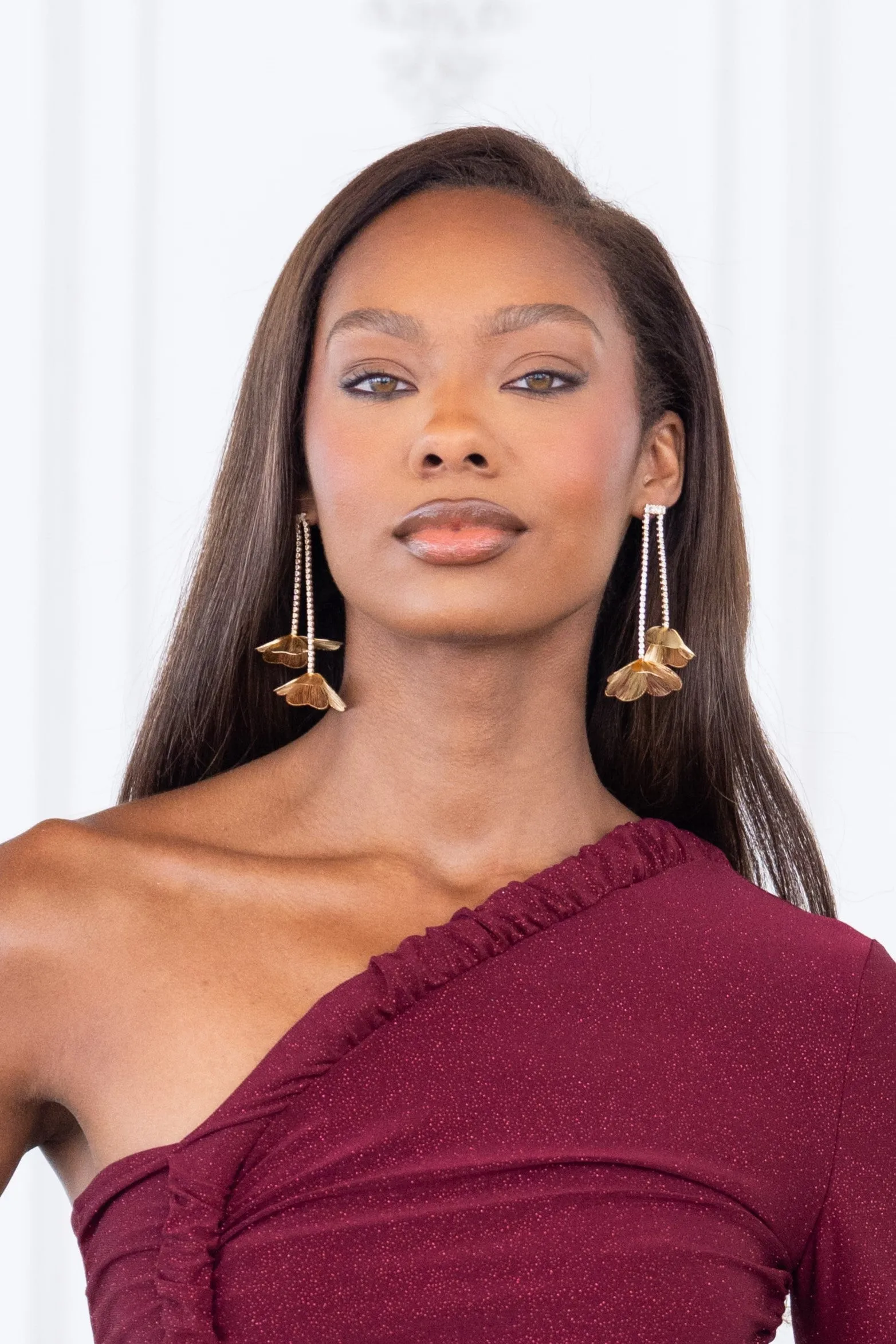 Delicate Blossom Jewel Drop Earrings sold by Bogomore product image thumbnail 2