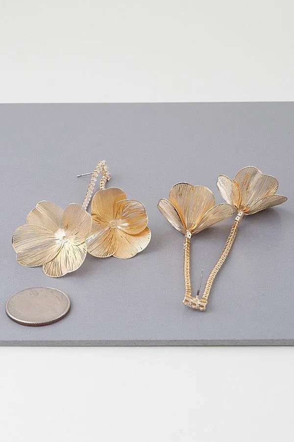 Delicate Blossom Jewel Drop Earrings sold by Bogomore product image thumbnail 5