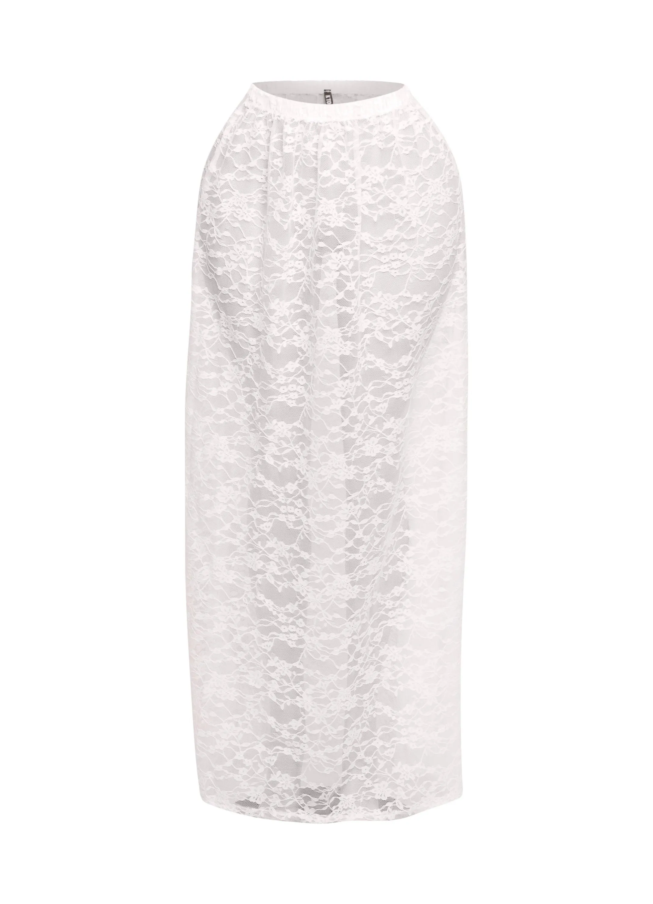Sheer lace maxi skirt sold by Bogomore product image thumbnail 5