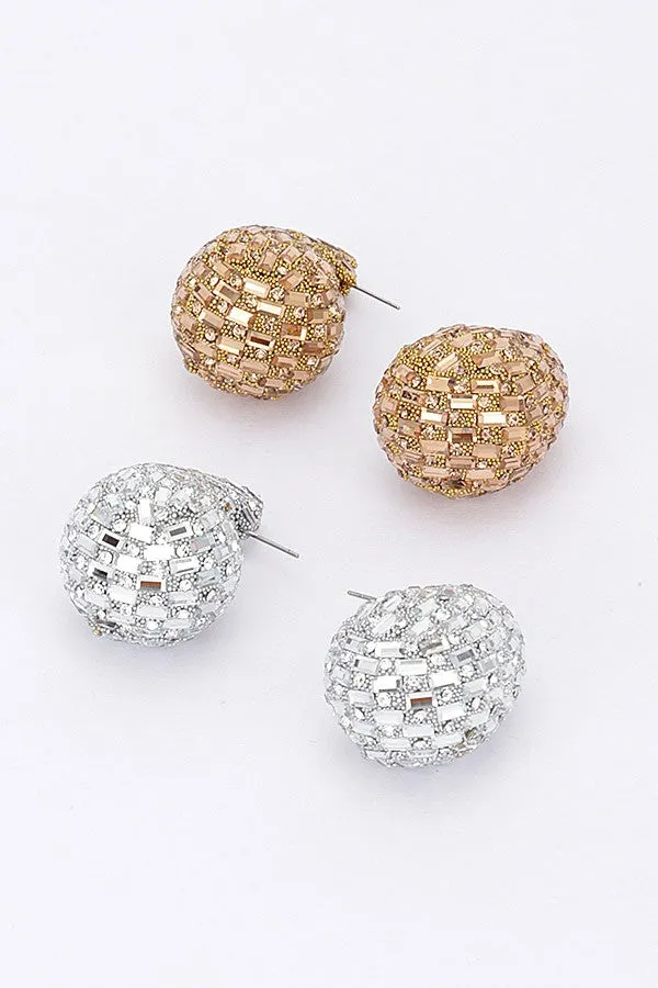 Rhinestone Tear Drop Earring sold by Bogomore product image thumbnail 4