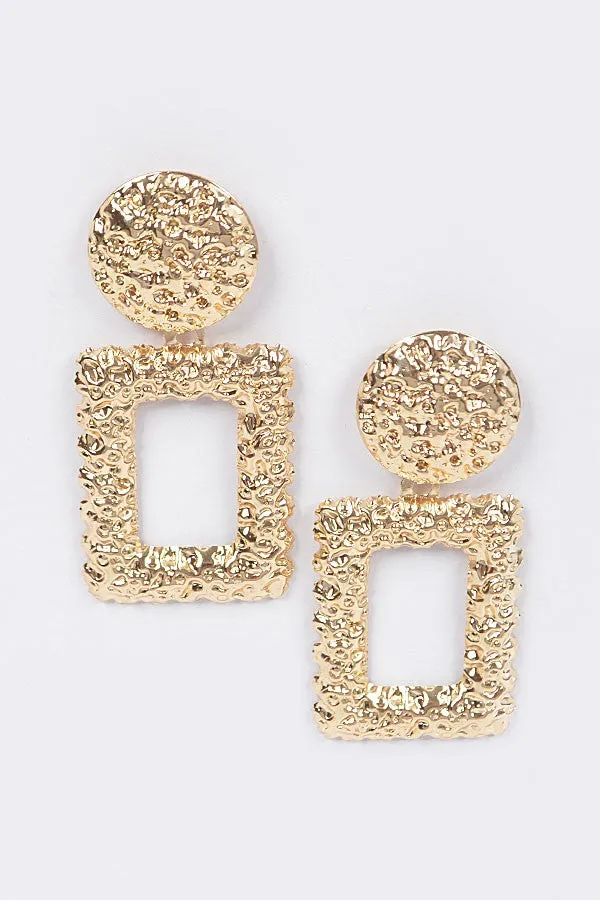 Hammered Multi Metal Earring sold by Bogomore product image thumbnail 2