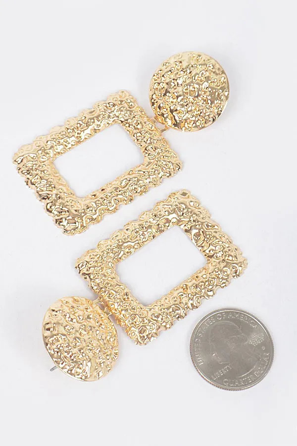 Hammered Multi Metal Earring sold by Bogomore product image thumbnail 3