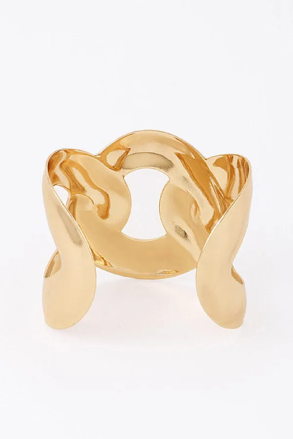 Hammered Loop Cuff Bracelet sold by Bogomore product image thumbnail 5