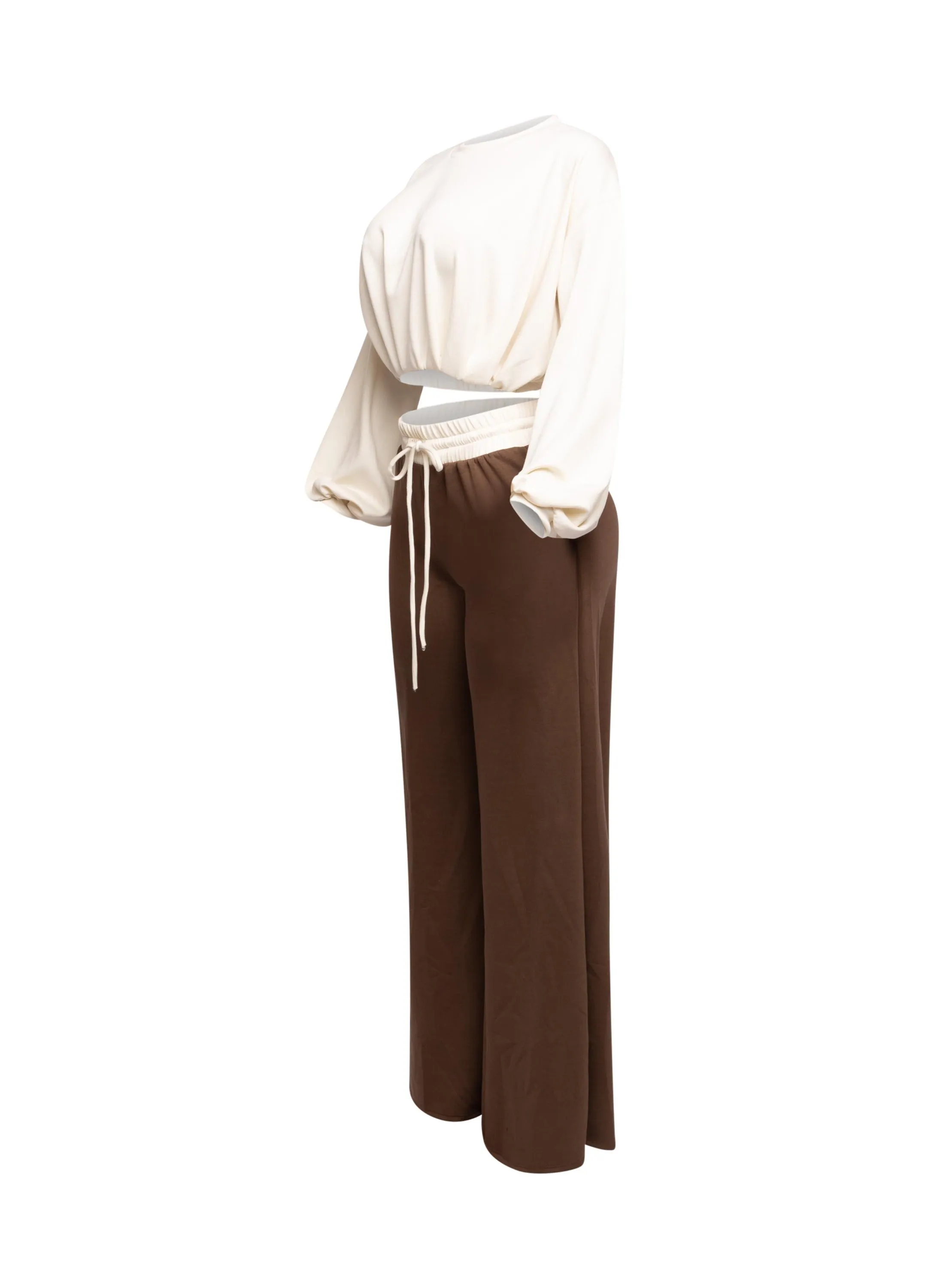Balloon top and wide leg pants set sold by Bogomore product image thumbnail 4