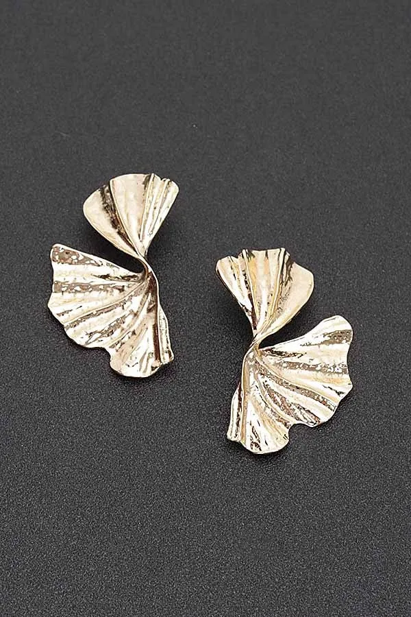 Twist Fan Drop Earrings sold by Bogomore product image thumbnail 4