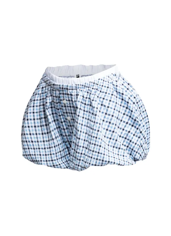 Elastic waist band bubble shorts sold by Bogomore