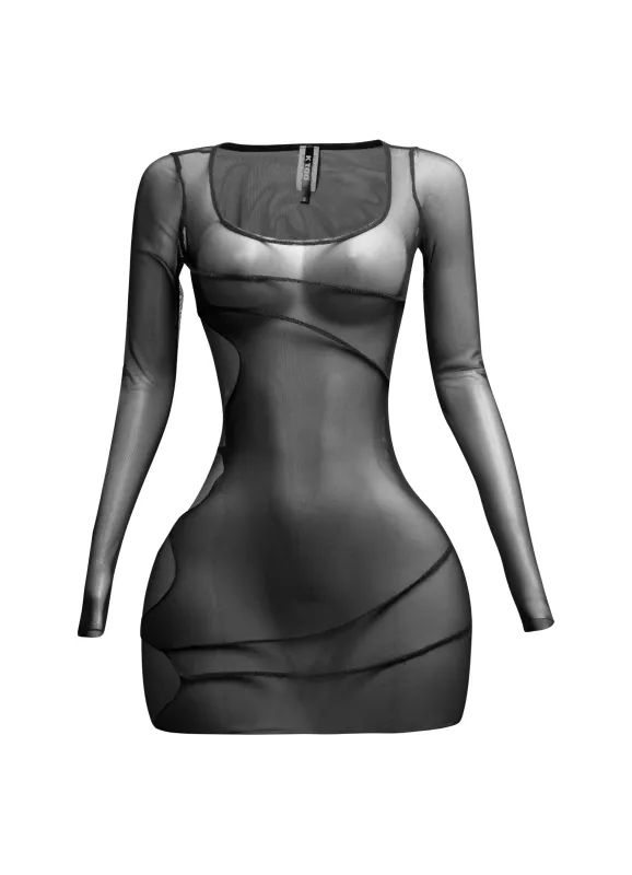 Mesh sheer dress sold by Bogomore