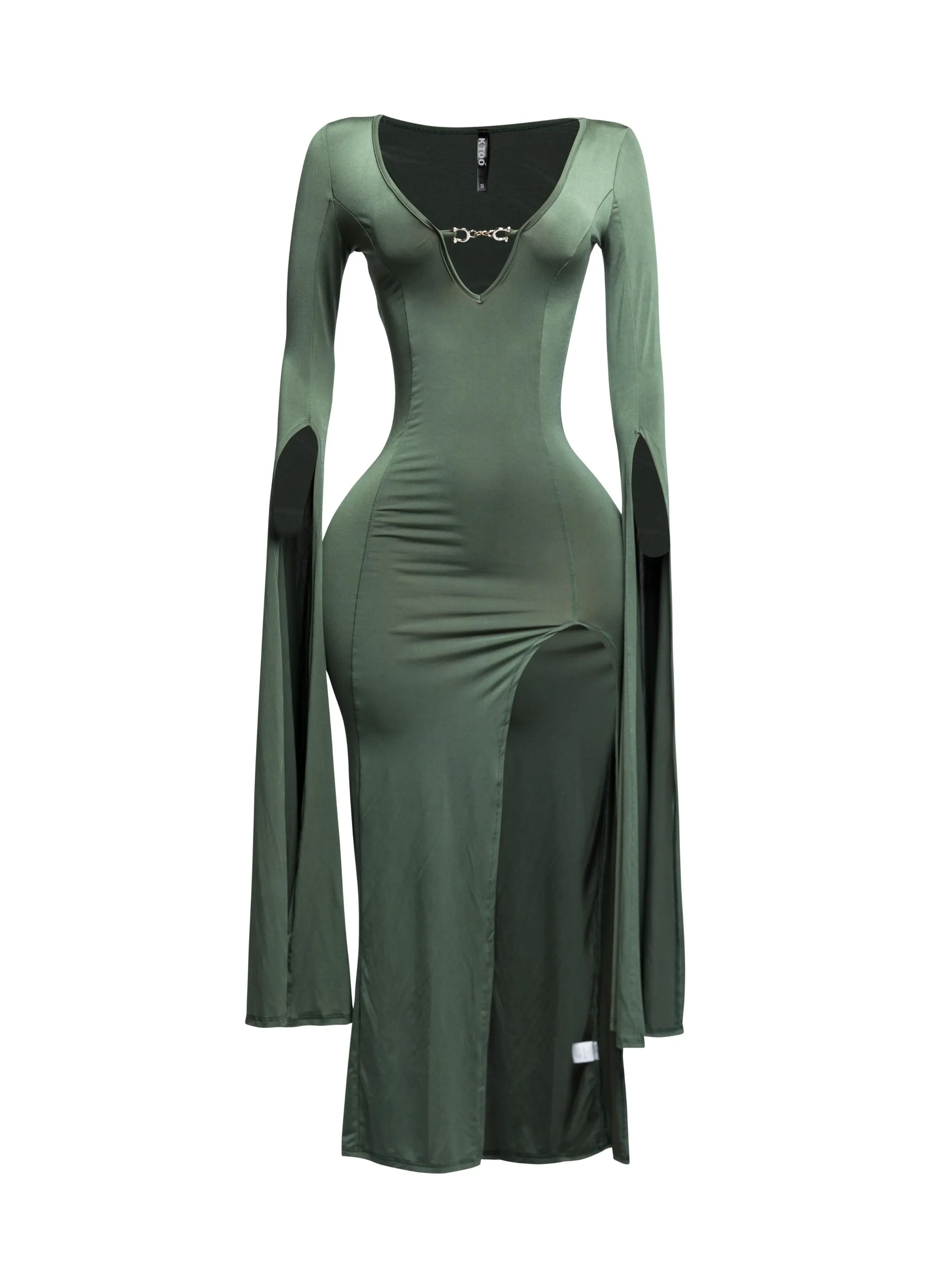 Flyaway Long Sleeve Maxi Dress sold by Bogomore product image thumbnail 5