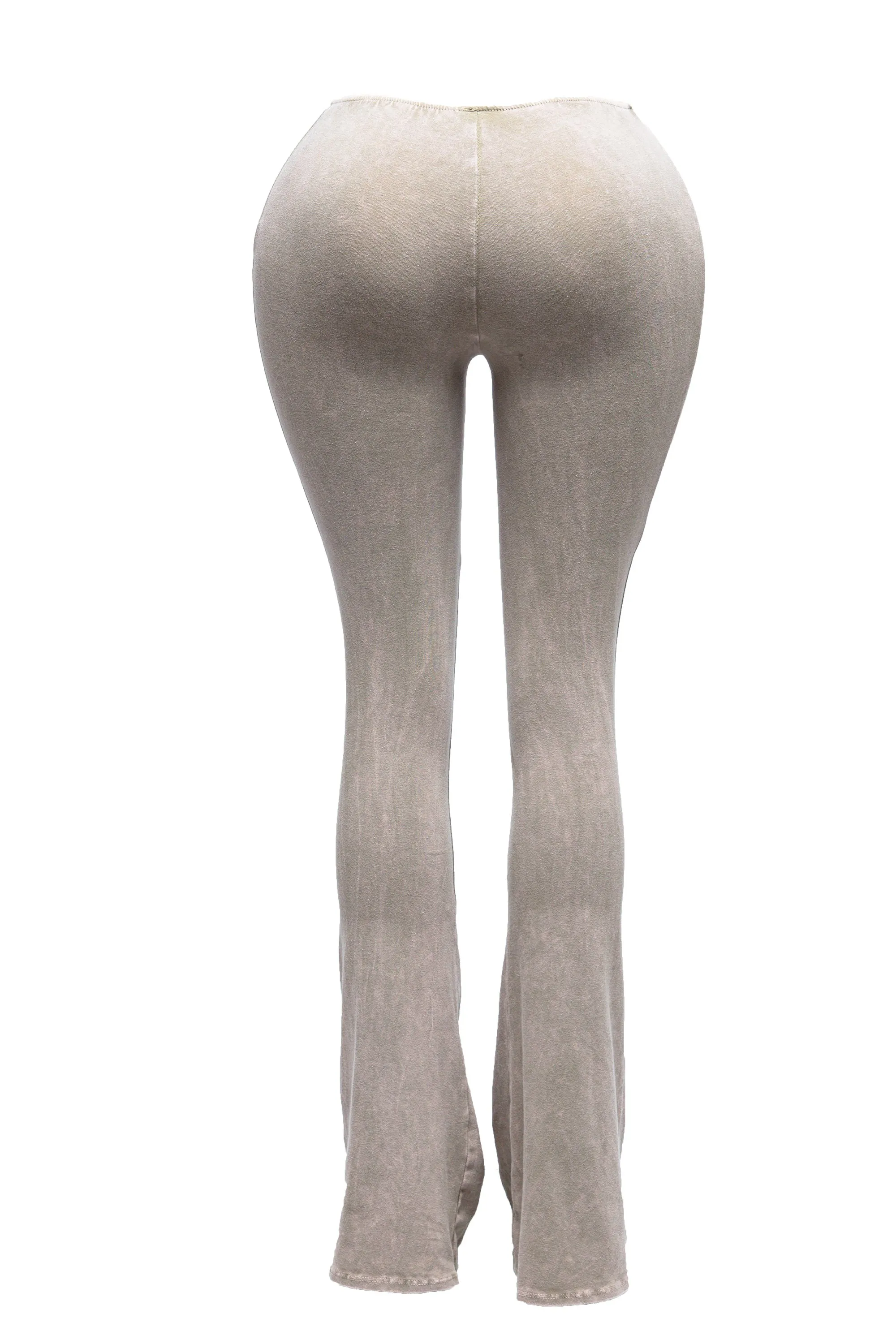 Mineral washed ruched rise flare pant sold by Bogomore product image thumbnail 2