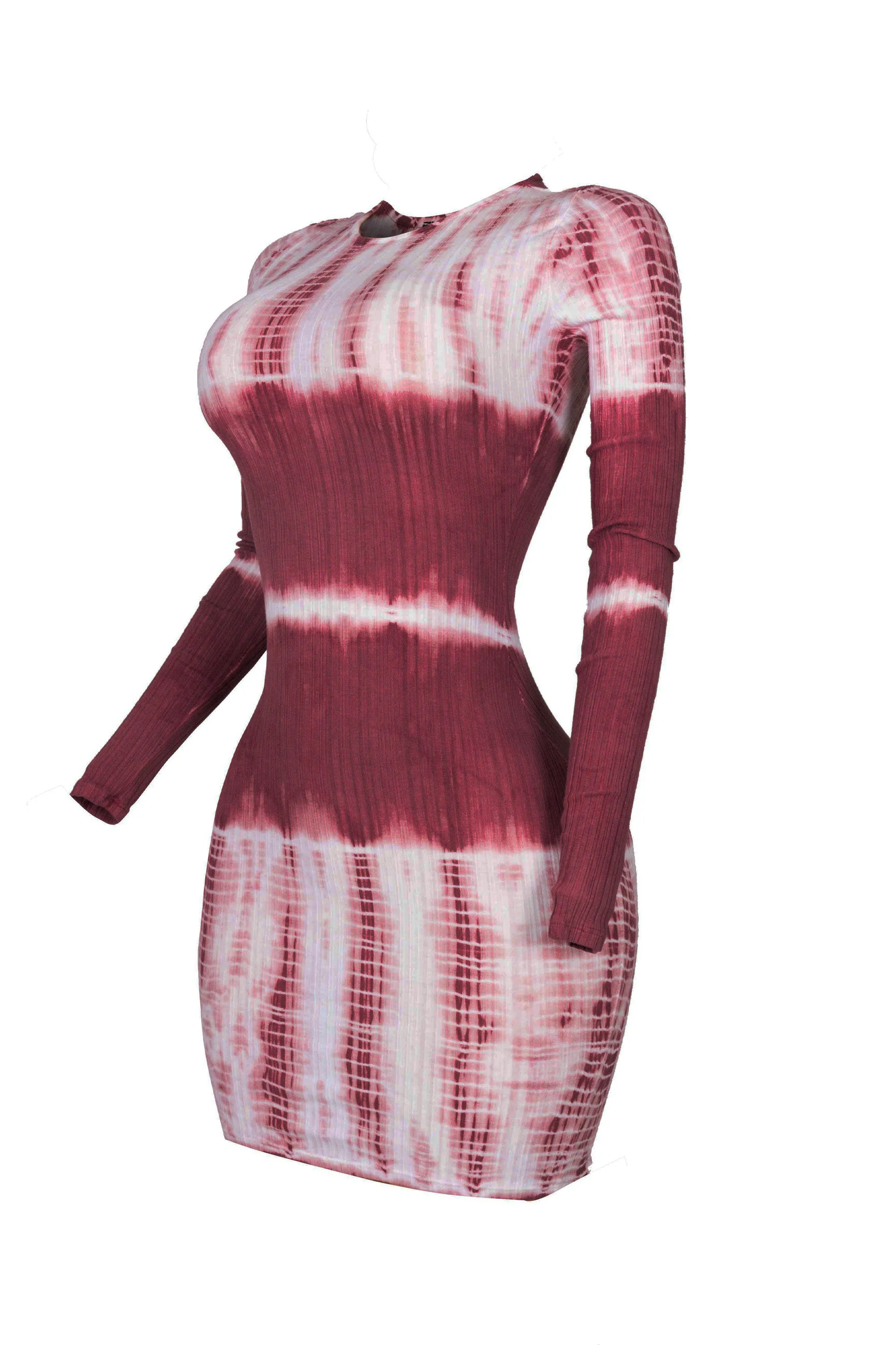 Tie dye long sleeve mini dress sold by Bogomore product image thumbnail 5