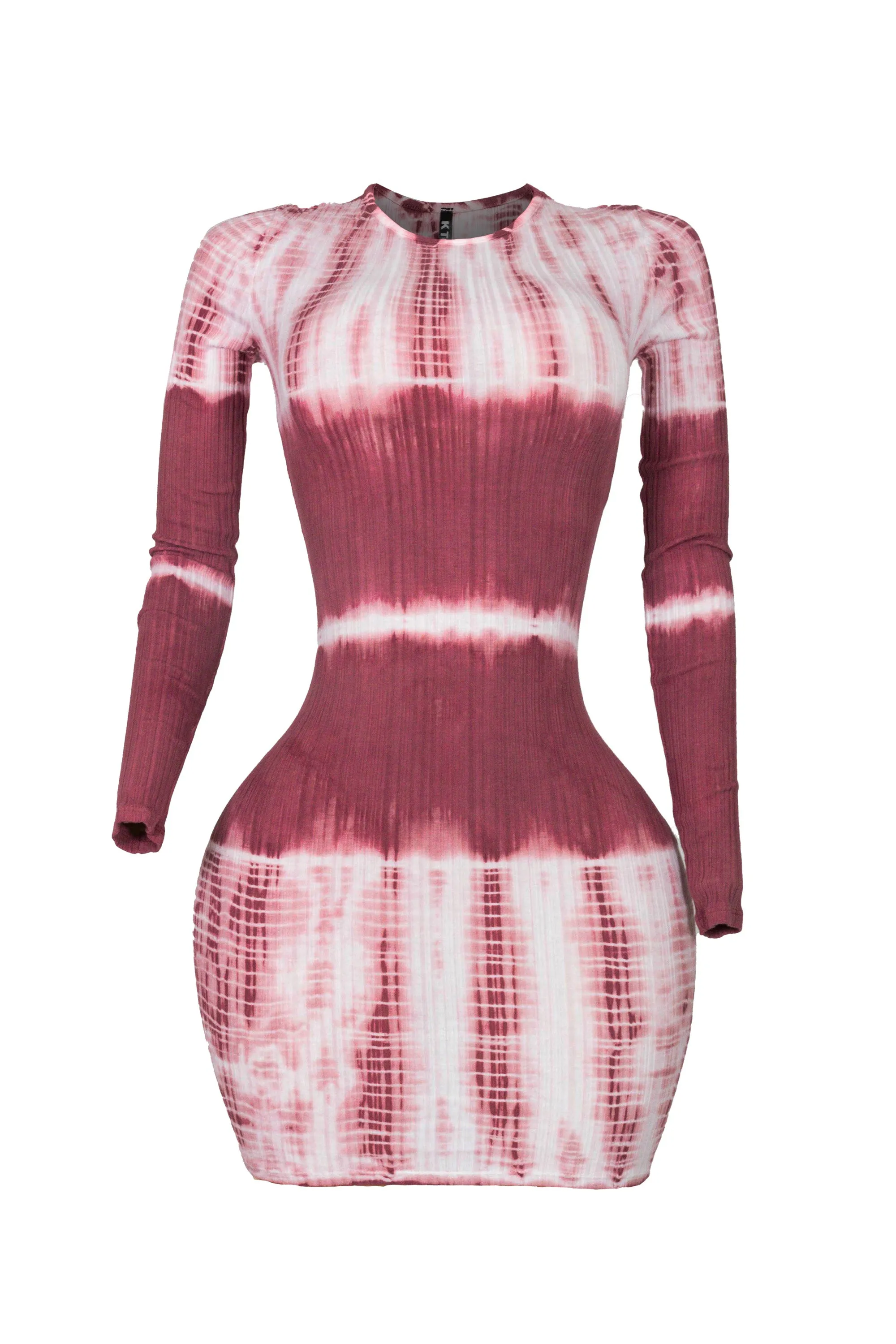 Tie dye long sleeve mini dress sold by Bogomore product image thumbnail 4