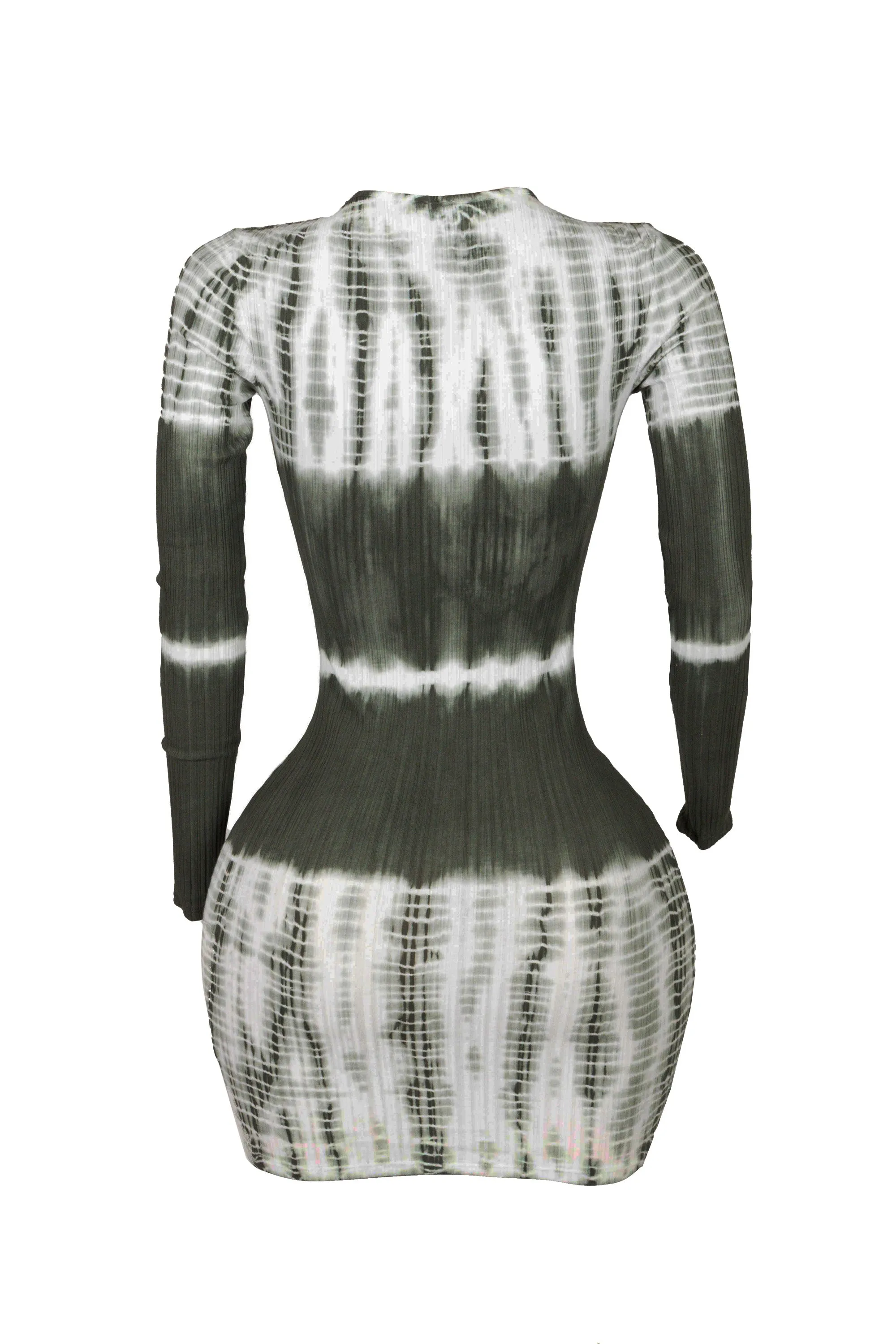 Tie dye long sleeve mini dress sold by Bogomore product image thumbnail 3