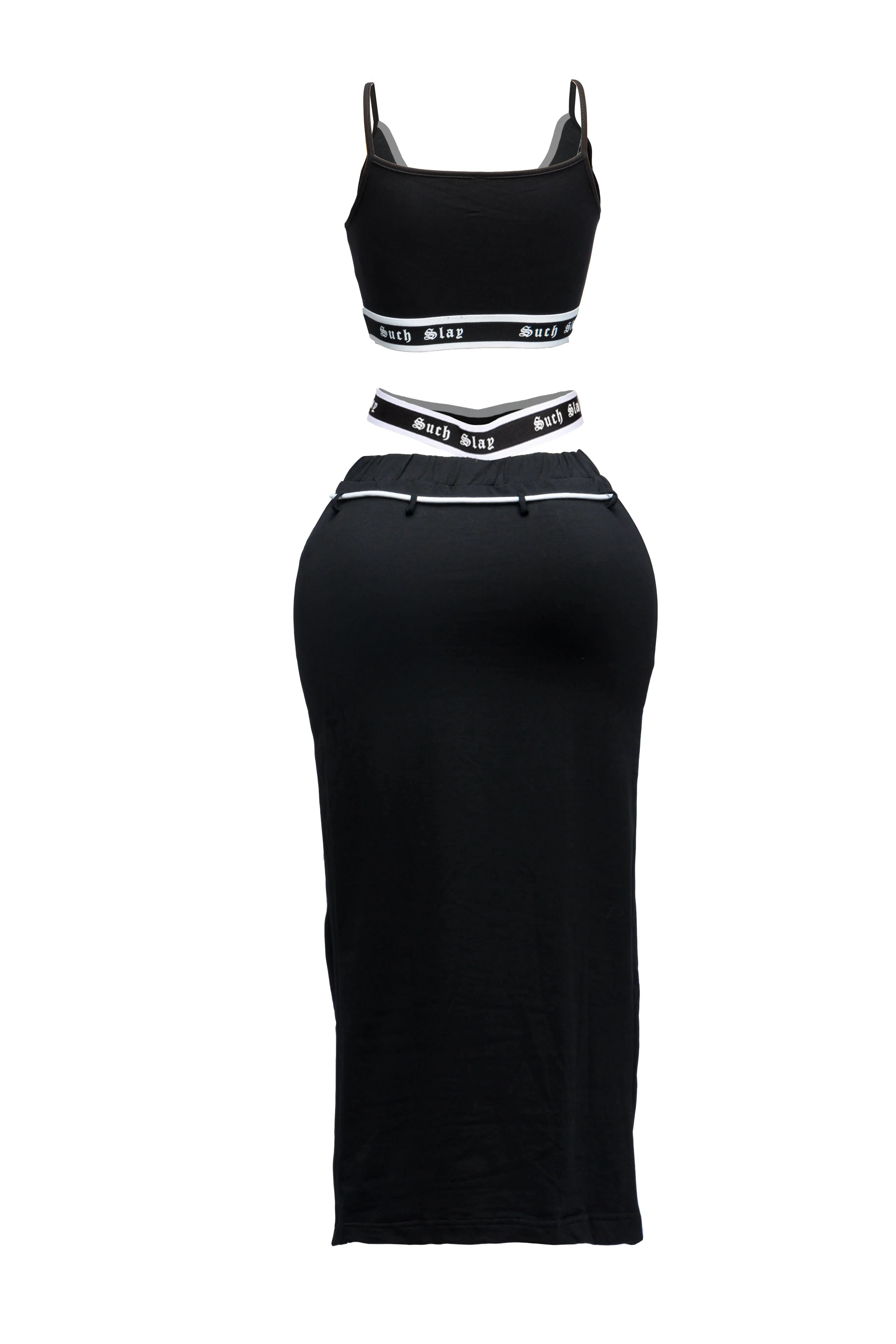 Tank crop top maxi skirt set sold by Bogomore product image thumbnail 4