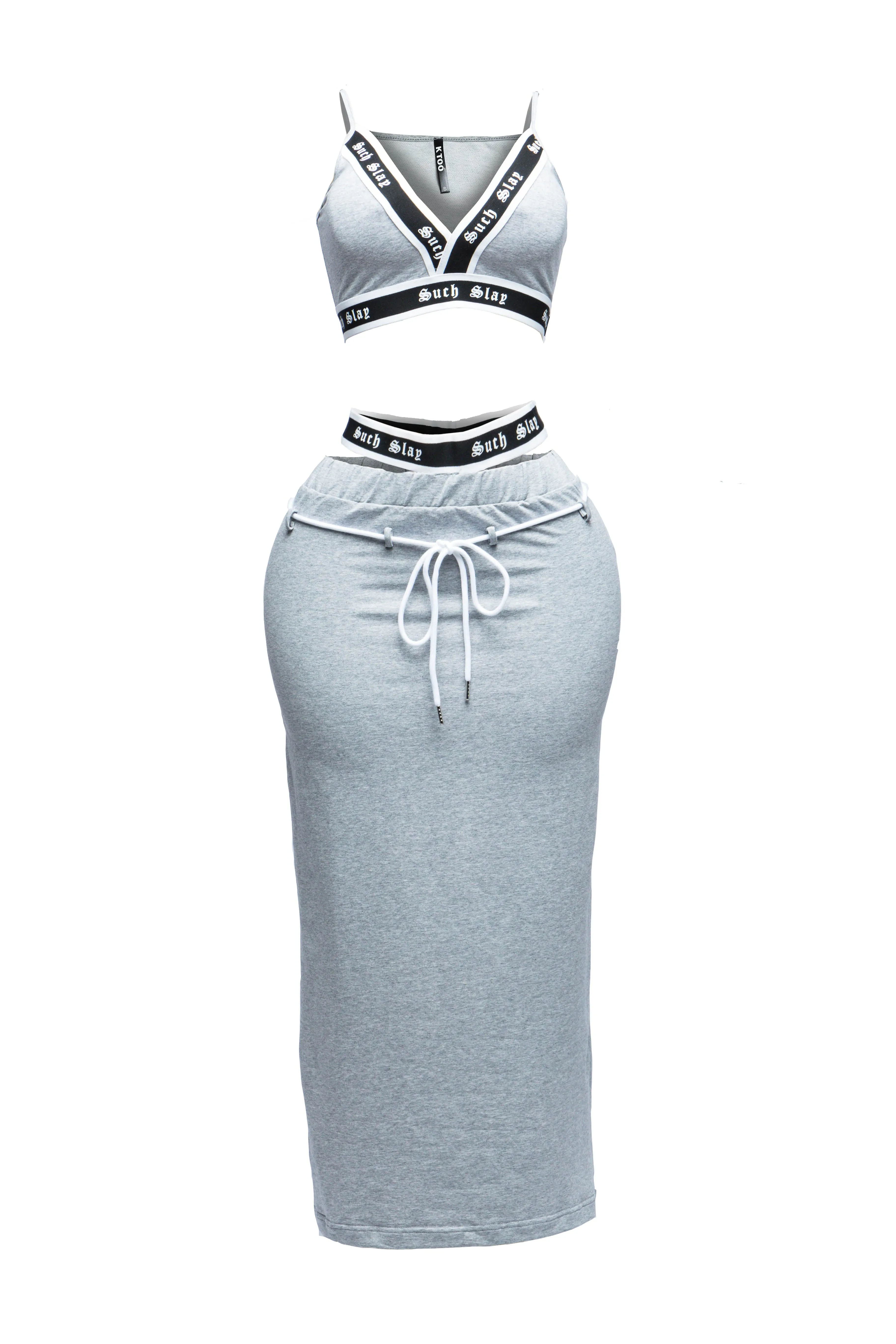 Tank crop top maxi skirt set sold by Bogomore product image thumbnail 5