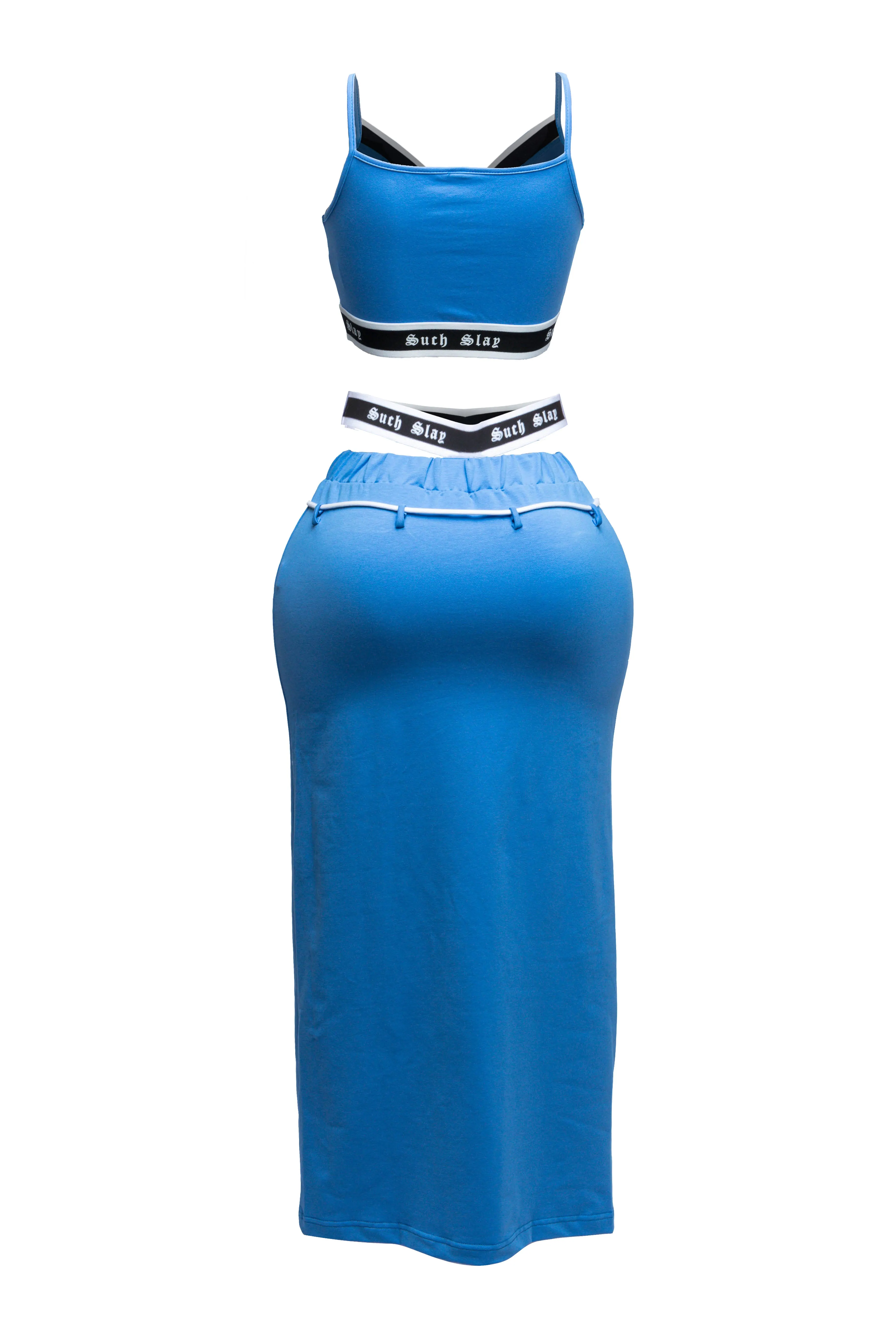 Tank crop top maxi skirt set sold by Bogomore product image thumbnail 2