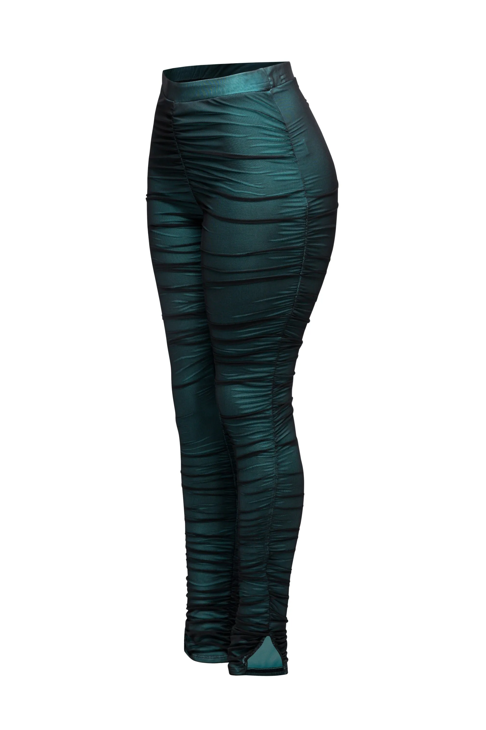 Double layered ruched leggings sold by Bogomore product image thumbnail 3
