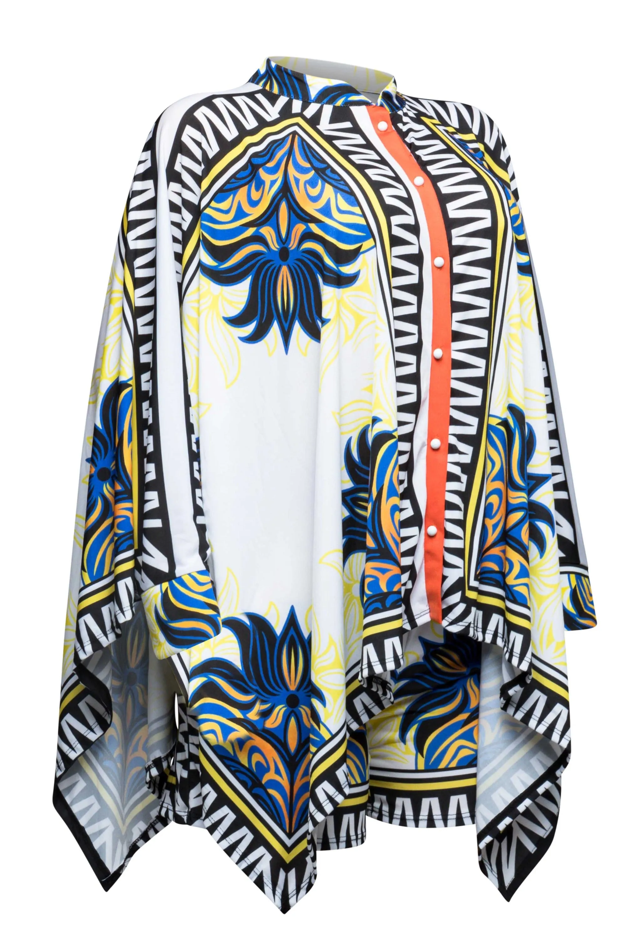 Button down kimono top & shorts set sold by Bogomore product image thumbnail 4