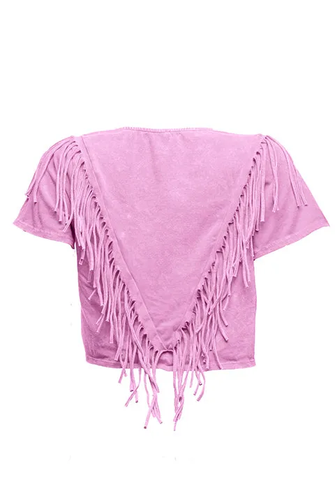 Fringe detailed top sold by Bogomore product image thumbnail 2