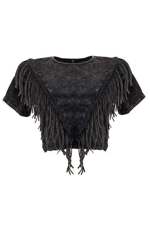 Fringe detailed top sold by Bogomore product image thumbnail 3