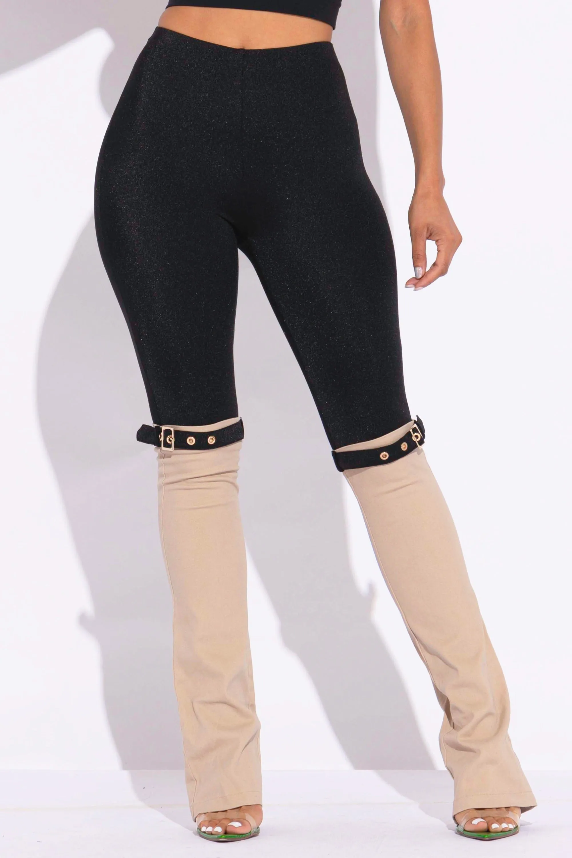 Buckled contrast pants sold by Bogomore product image thumbnail 5
