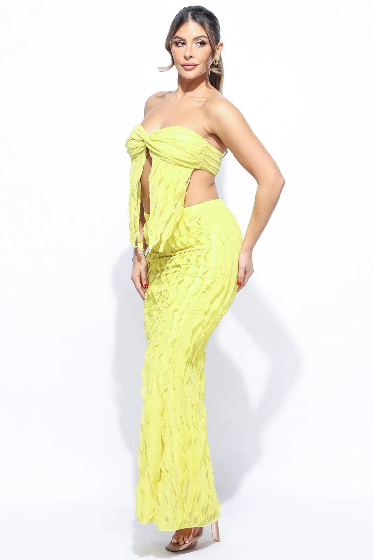 Ruffle designed skirt set sold by Bogomore product image thumbnail 4