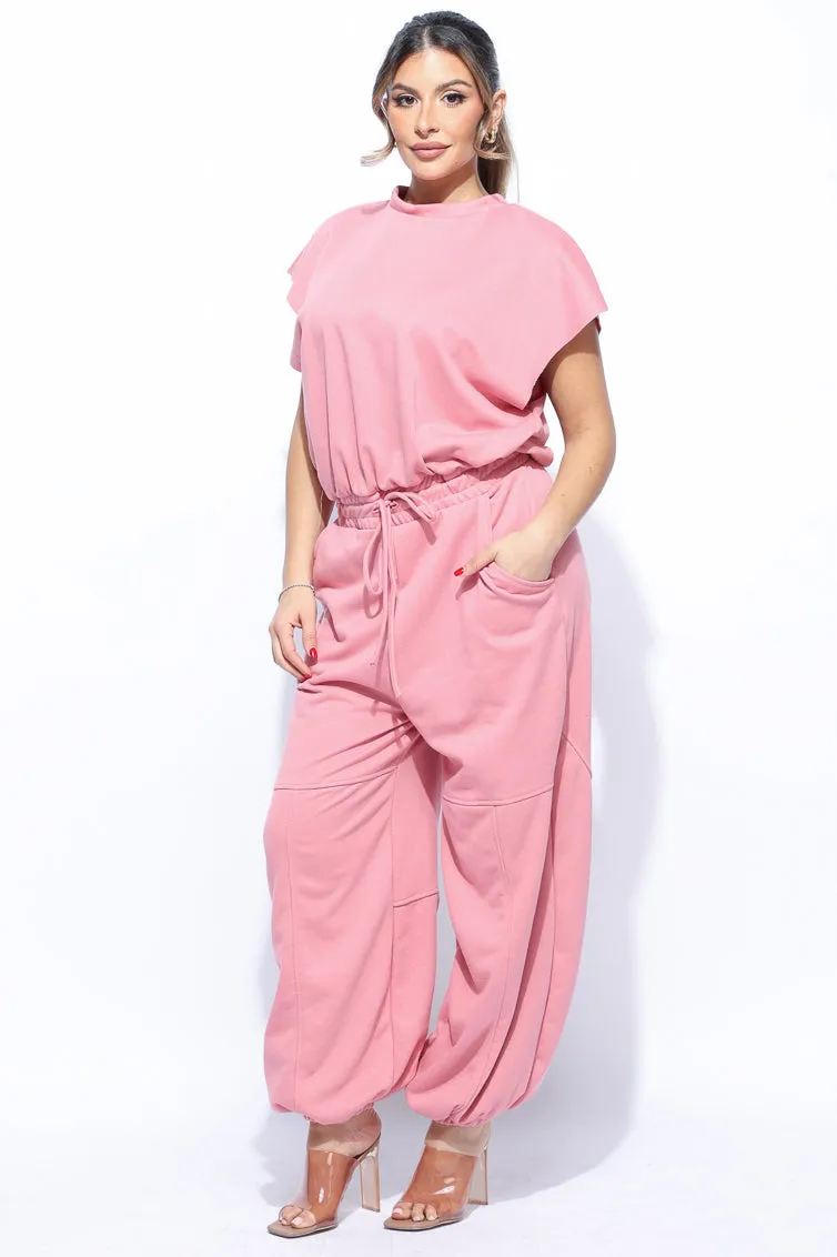 Open back jogger jumpsuit sold by Bogomore product image thumbnail 4