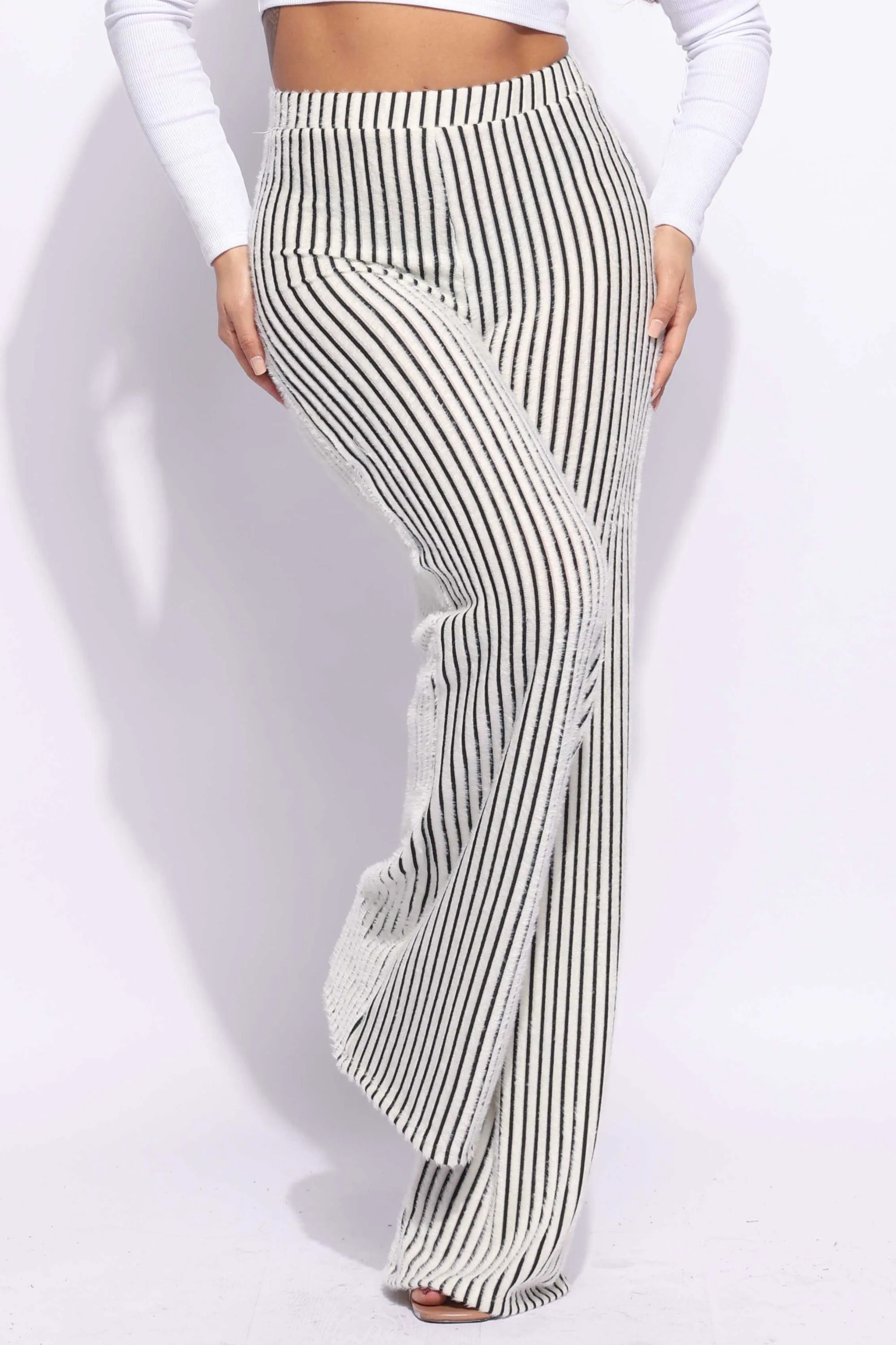 Striped wide leg pants sold by Bogomore product image thumbnail 5