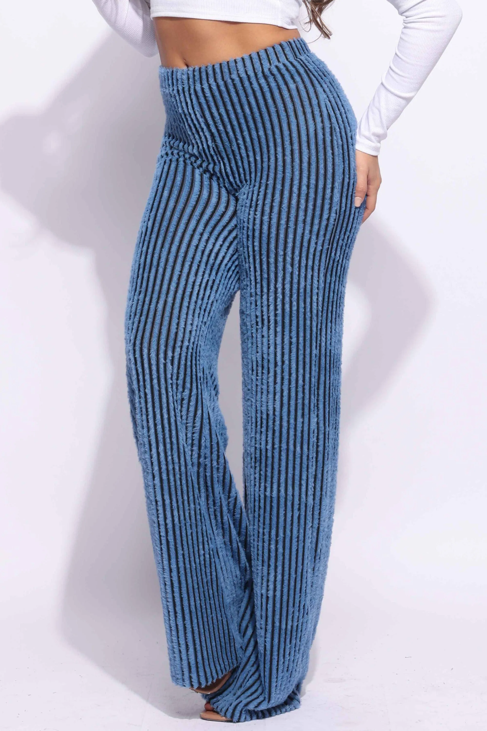 Striped wide leg pants sold by Bogomore product image thumbnail 4