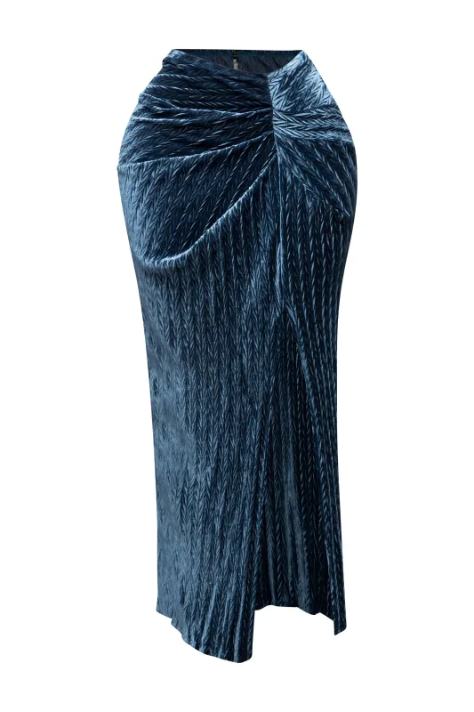 Maxi slit skirt sold by Bogomore