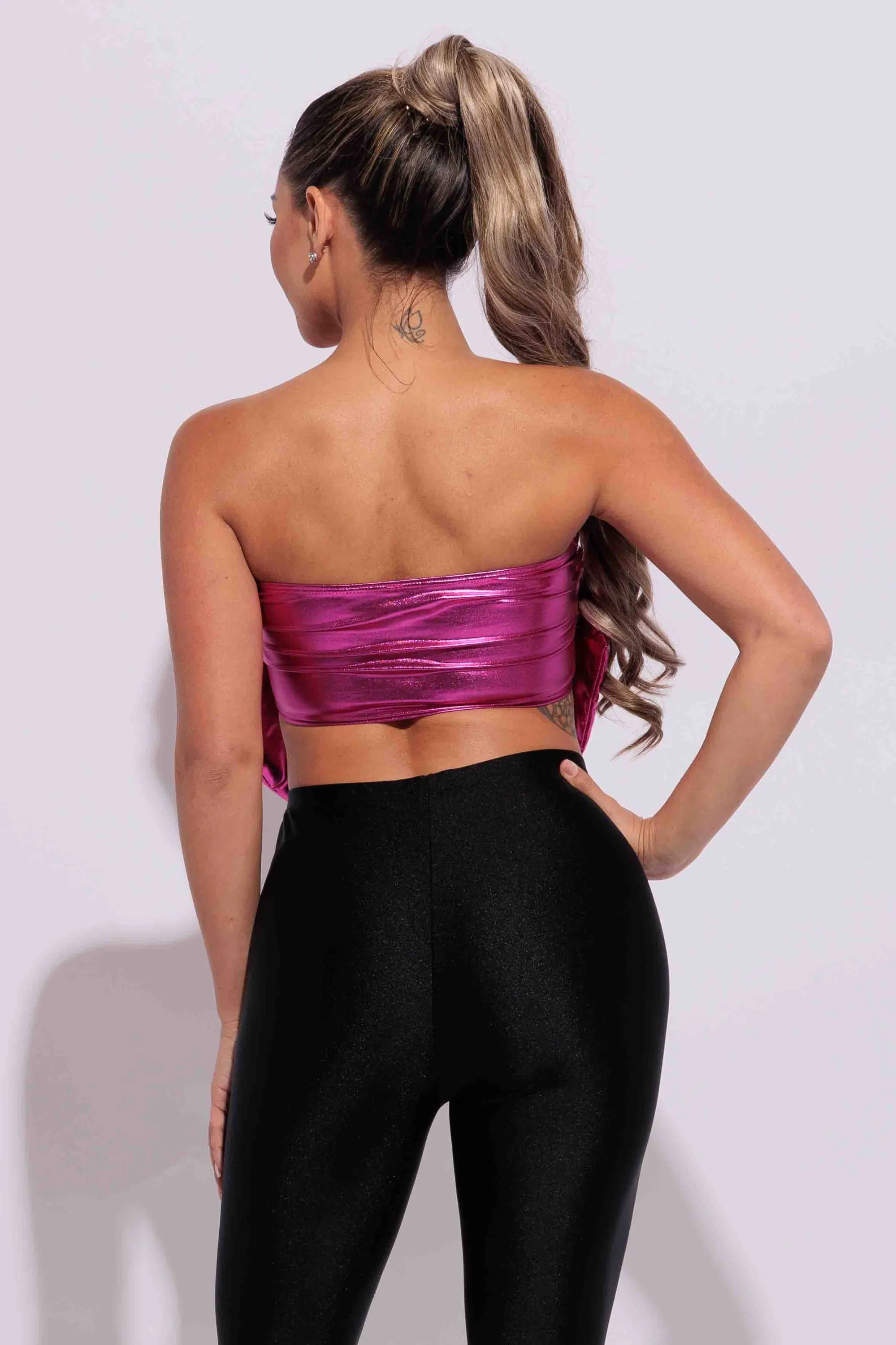 Super size bow sleeveless tube top sold by Bogomore product image thumbnail 3
