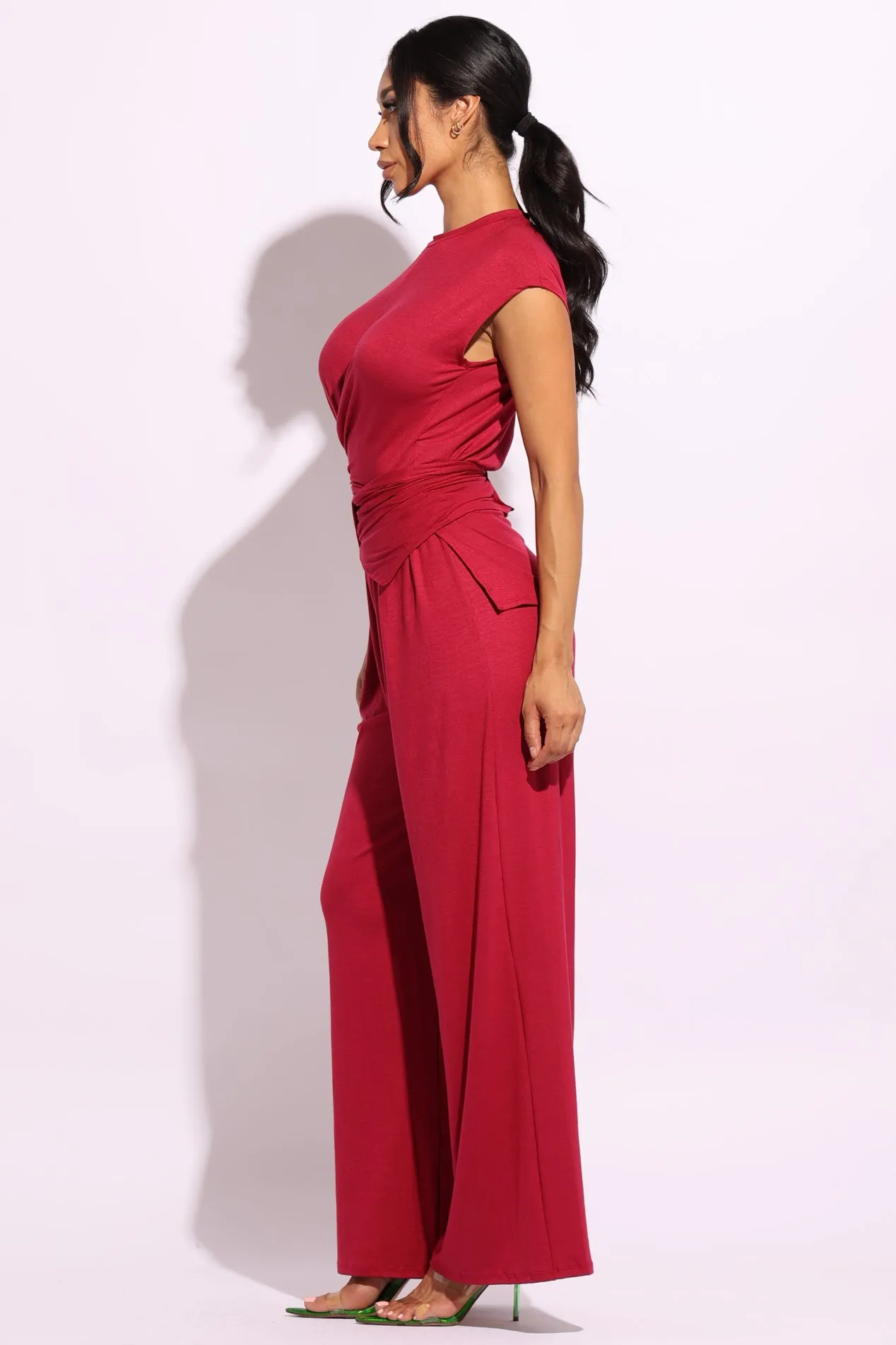 Cross wrap front buttons back set sold by Bogomore product image thumbnail 4