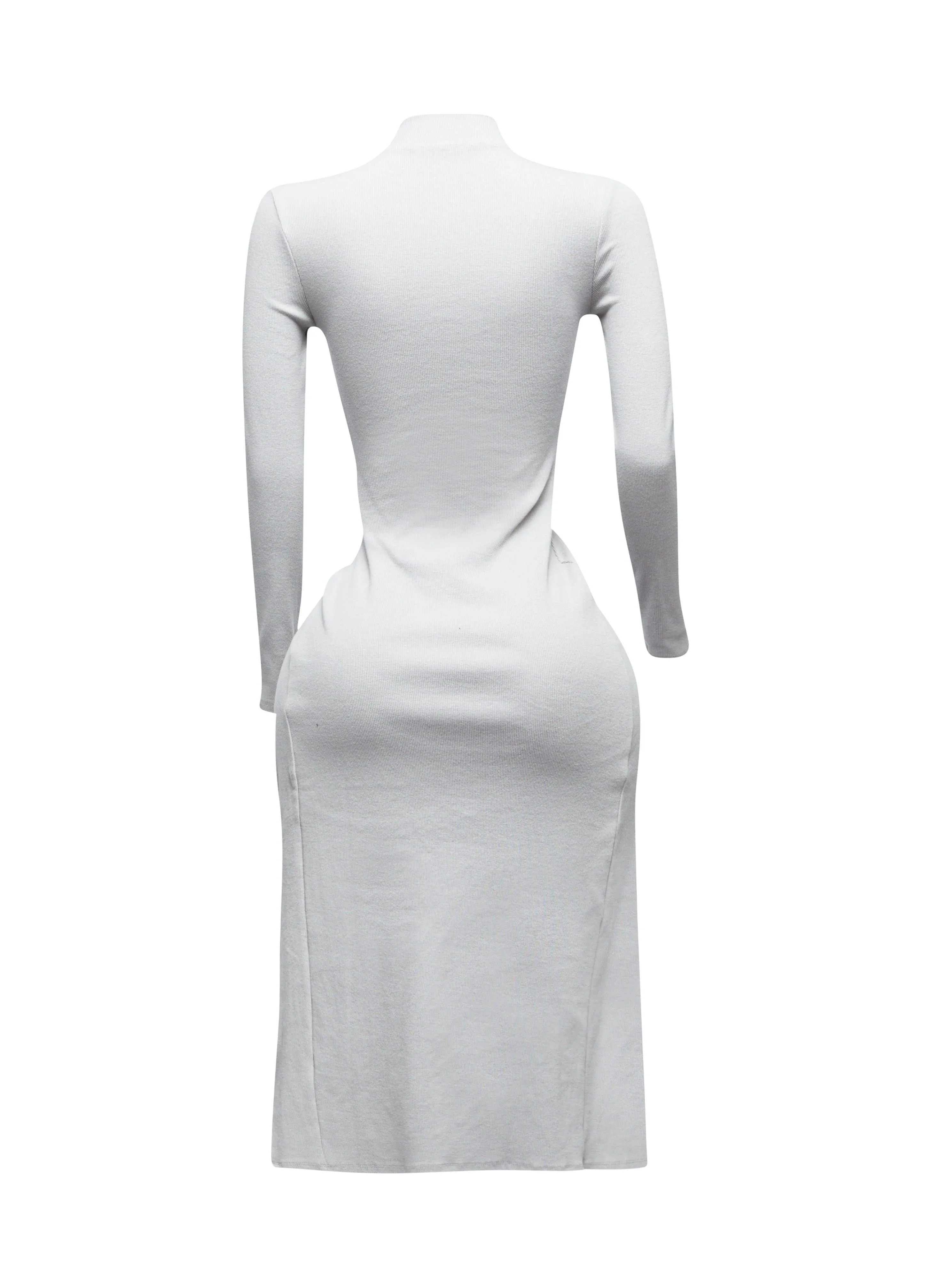 Asymmetrical mock neck long sleeve top sold by Bogomore product image thumbnail 2