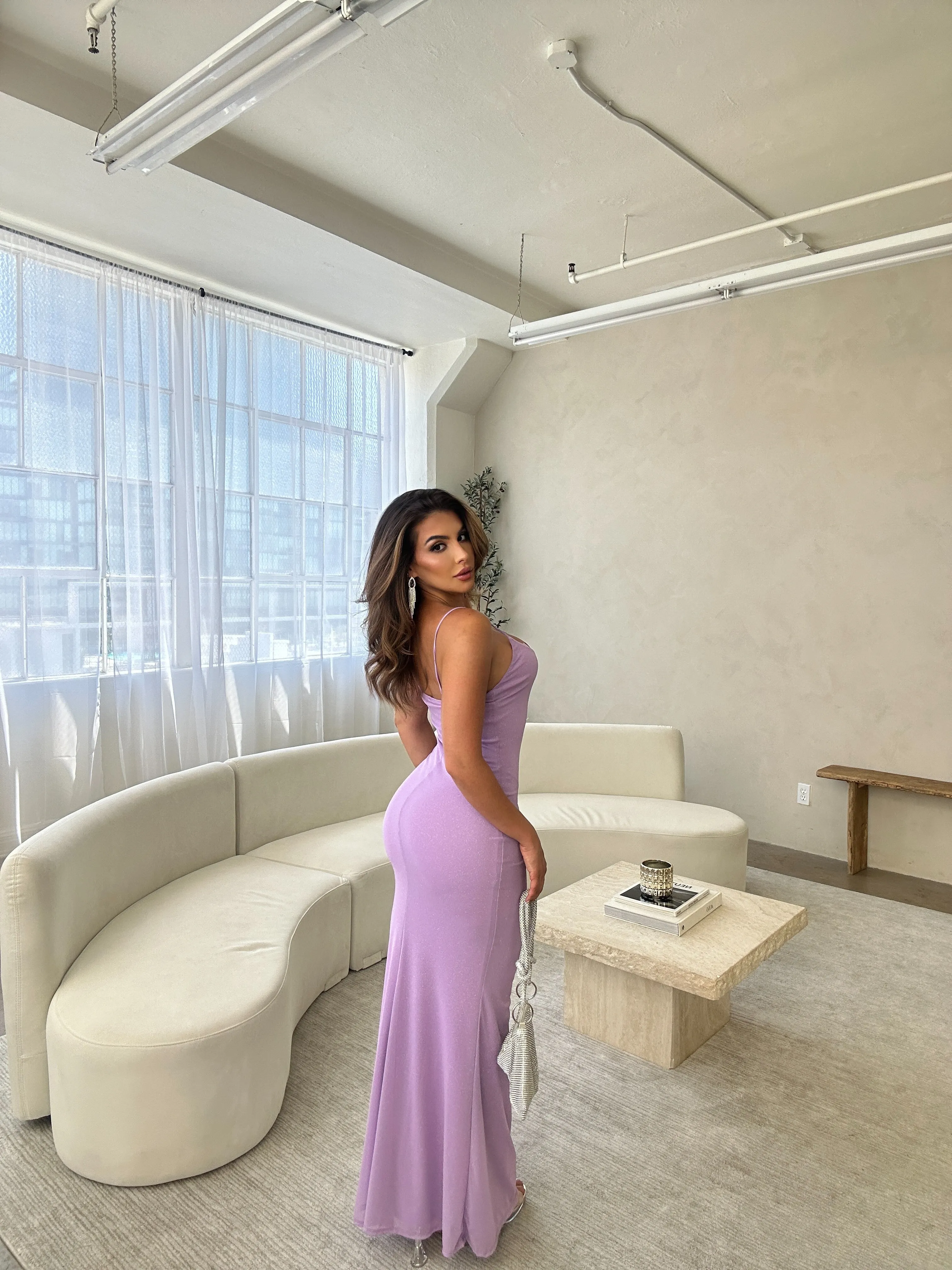 Sparkling mesh maxi dress sold by Bogomore product image thumbnail 2