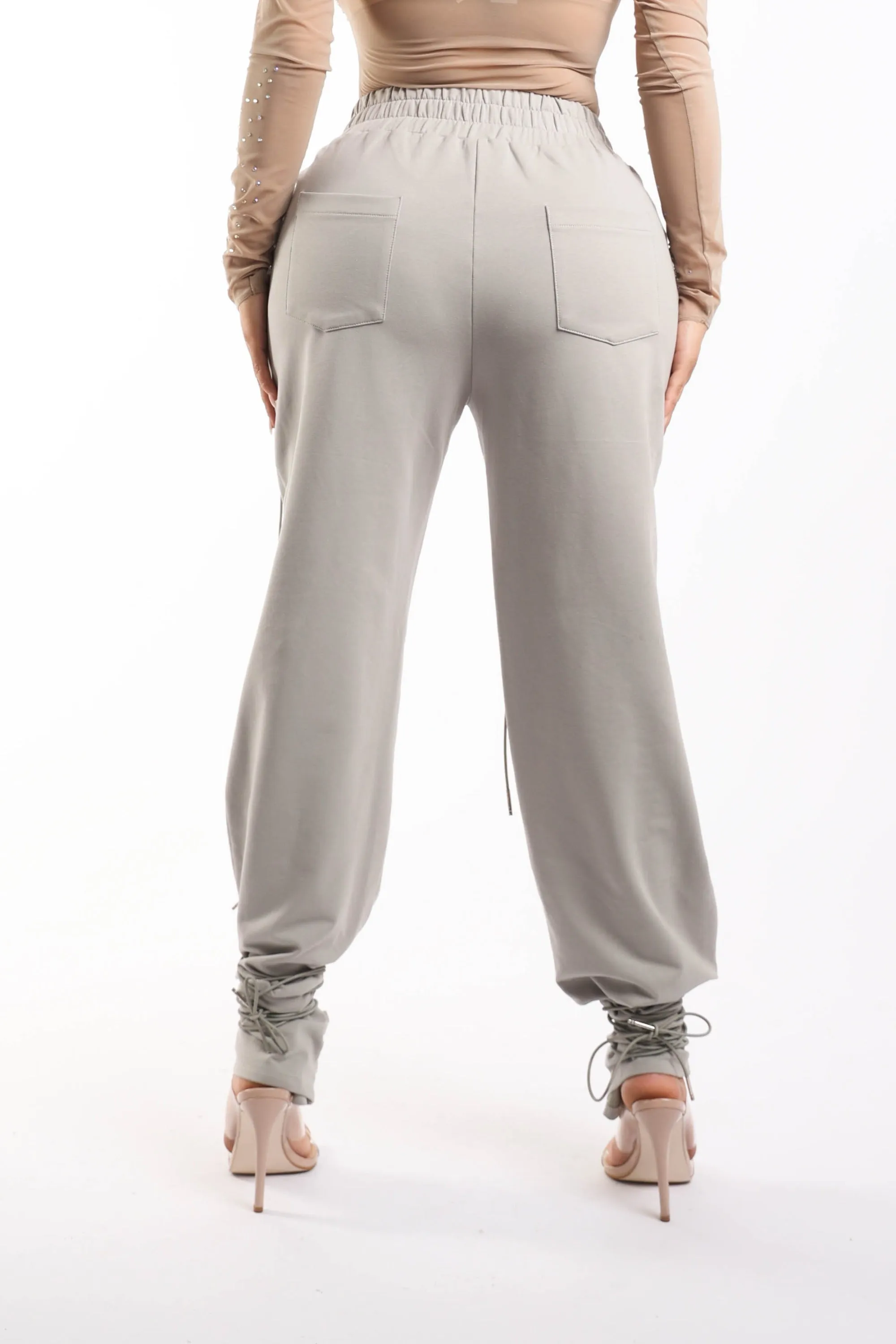 Parachute corded lace up jogger pants sold by Bogomore product image thumbnail 2