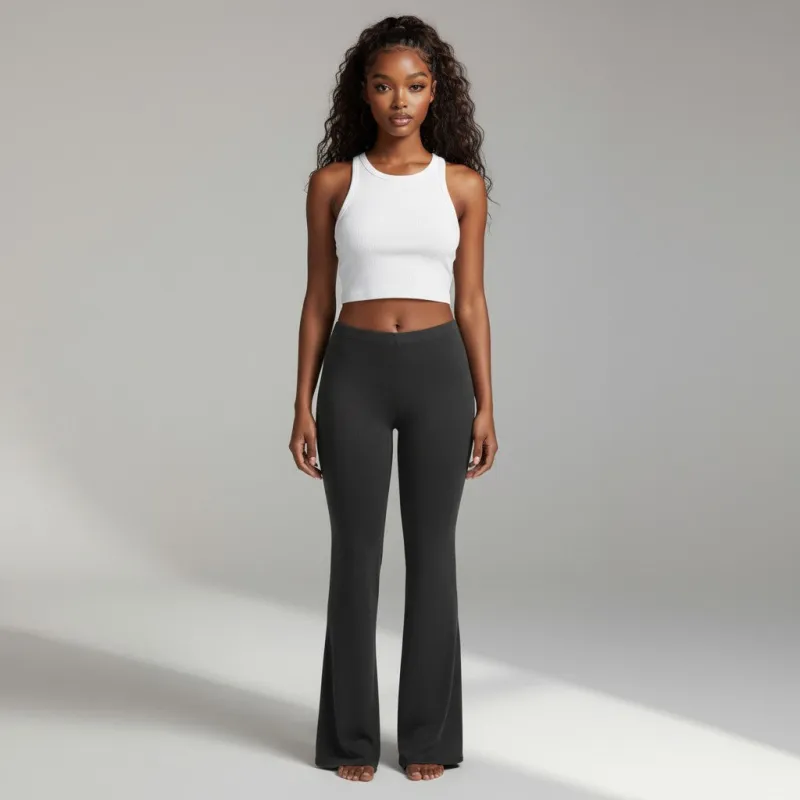 Afterglow Everyday Flare Pants sold by Bogomore