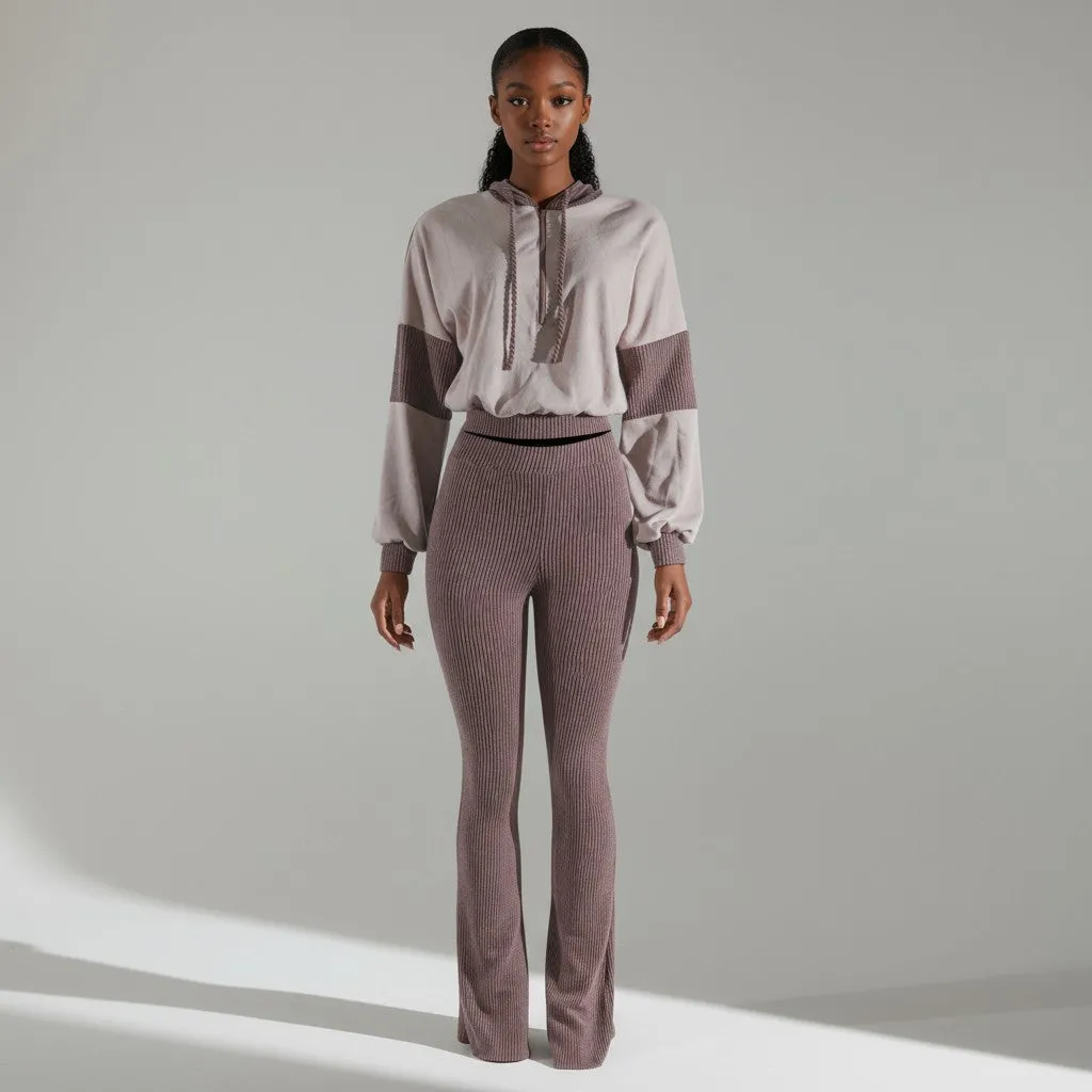 Cozy Clash Ribbed Lounge Set sold by Bogomore product image thumbnail 4