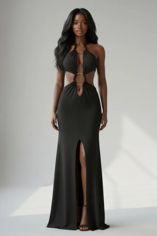 Double Dare Cutout Maxi Dress made by Bogomore