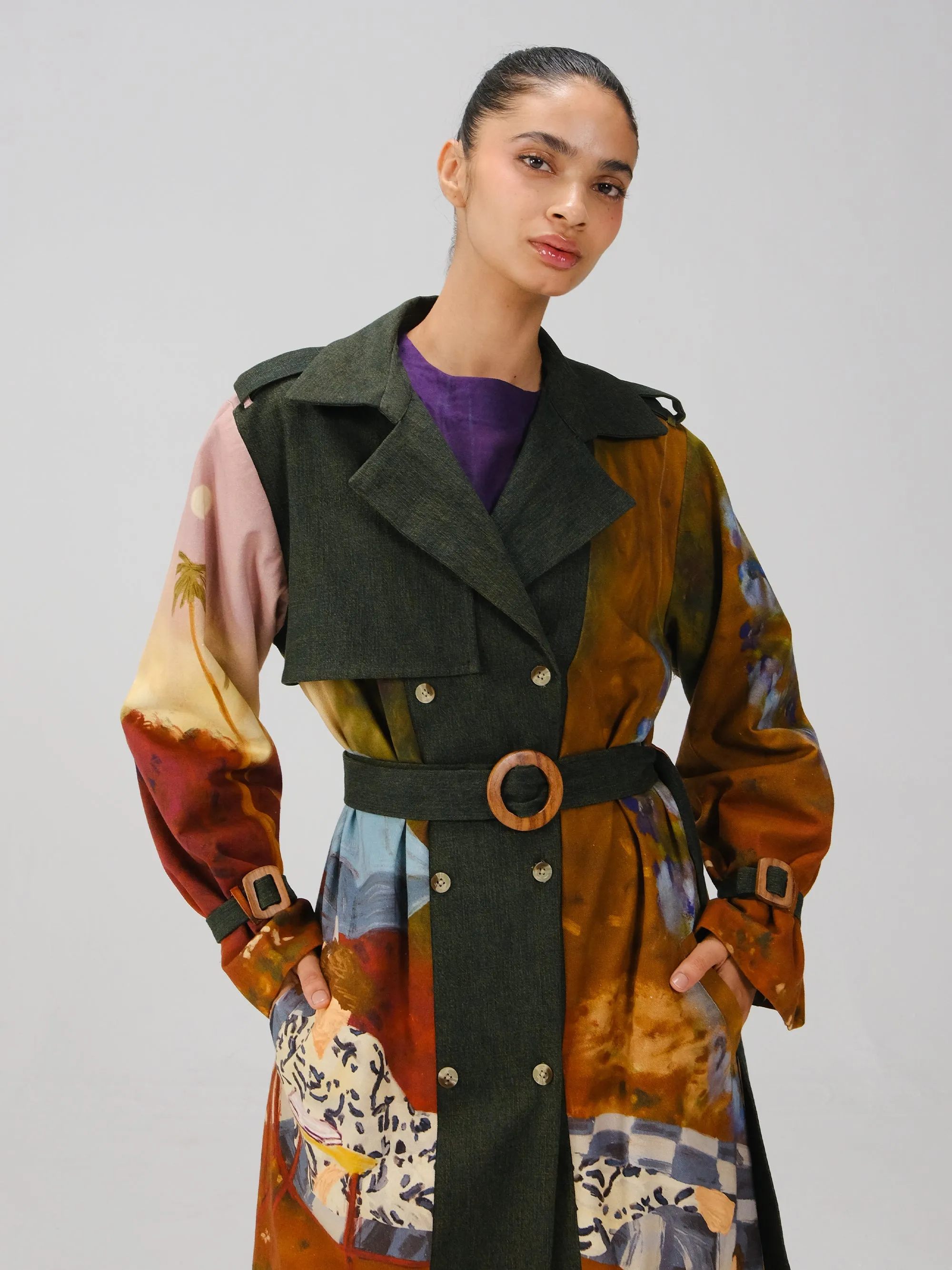 Denim Trench sold by Cord product image thumbnail 4