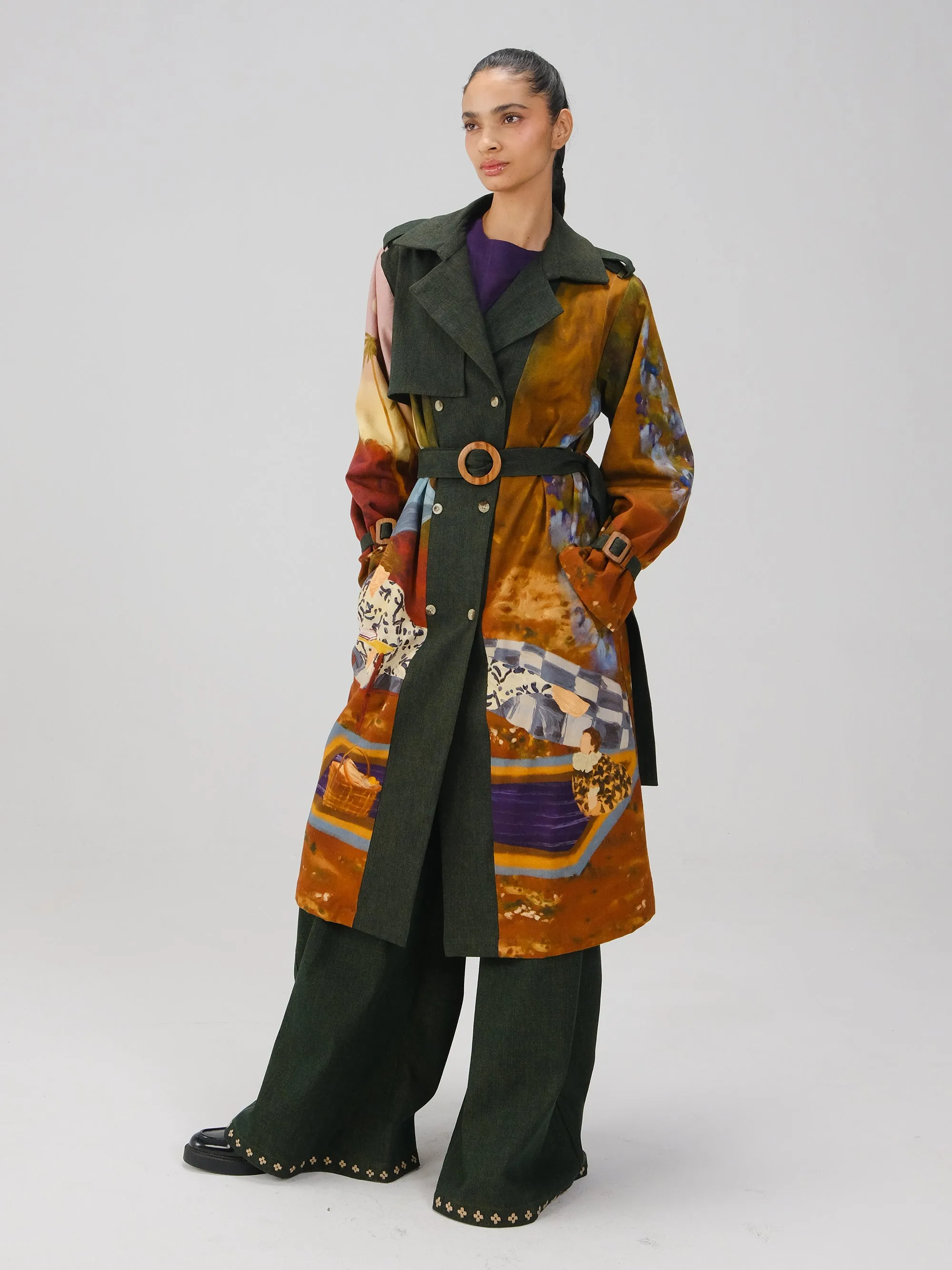 Denim Trench sold by Cord product image thumbnail 2
