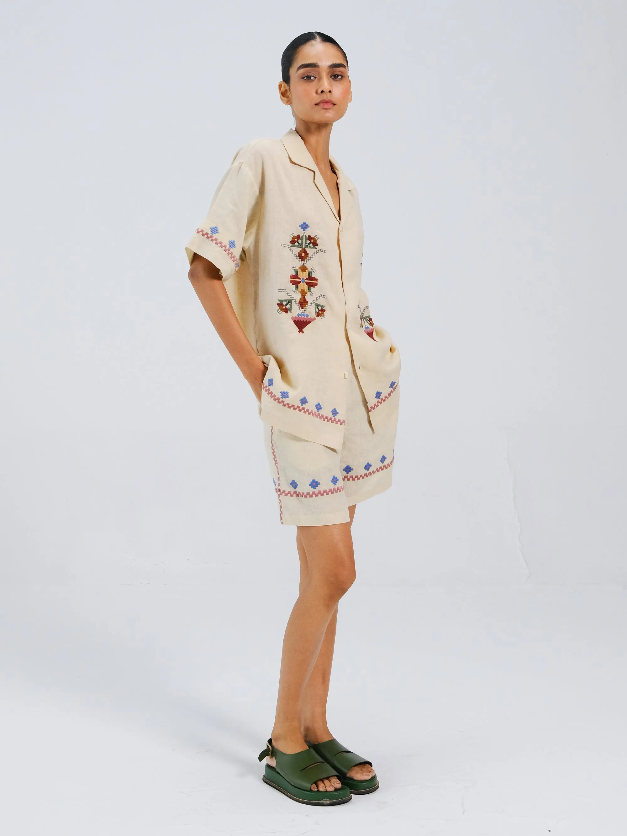 Wide leg shorts sold by Cord product image thumbnail 3