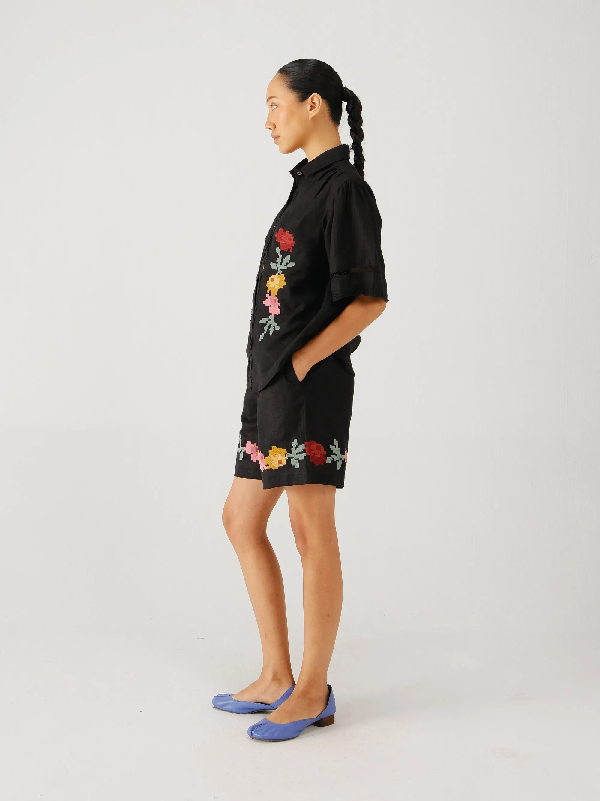 Wide leg shorts sold by Cord product image thumbnail 4