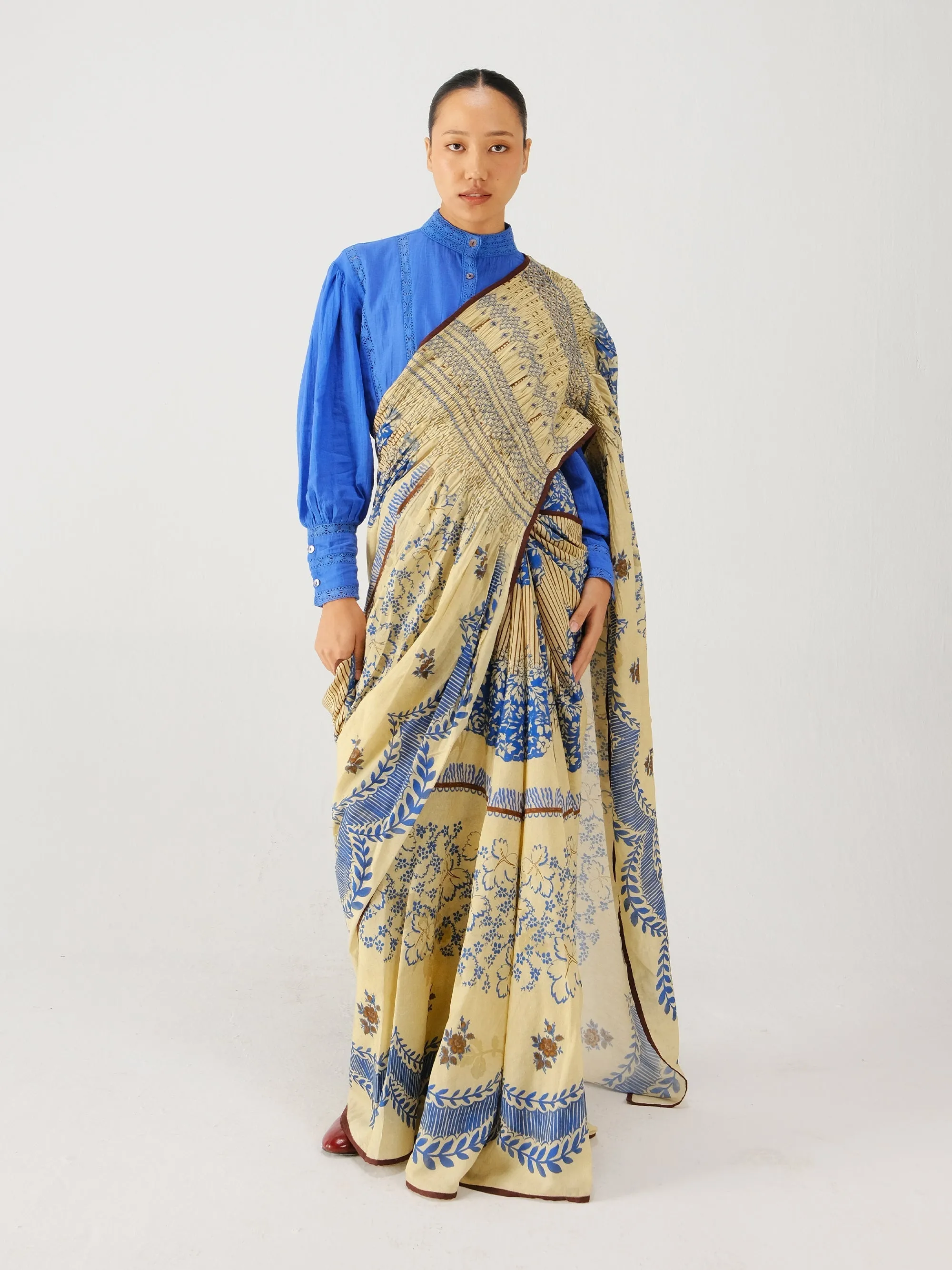 Smocked Saree + Top sold by Cord product image thumbnail 5